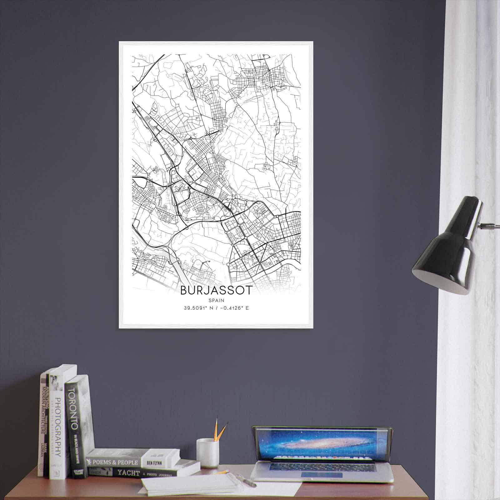 Deerfield Kansas Map Poster, Modern Home Decor Wall Art Print (Copy)