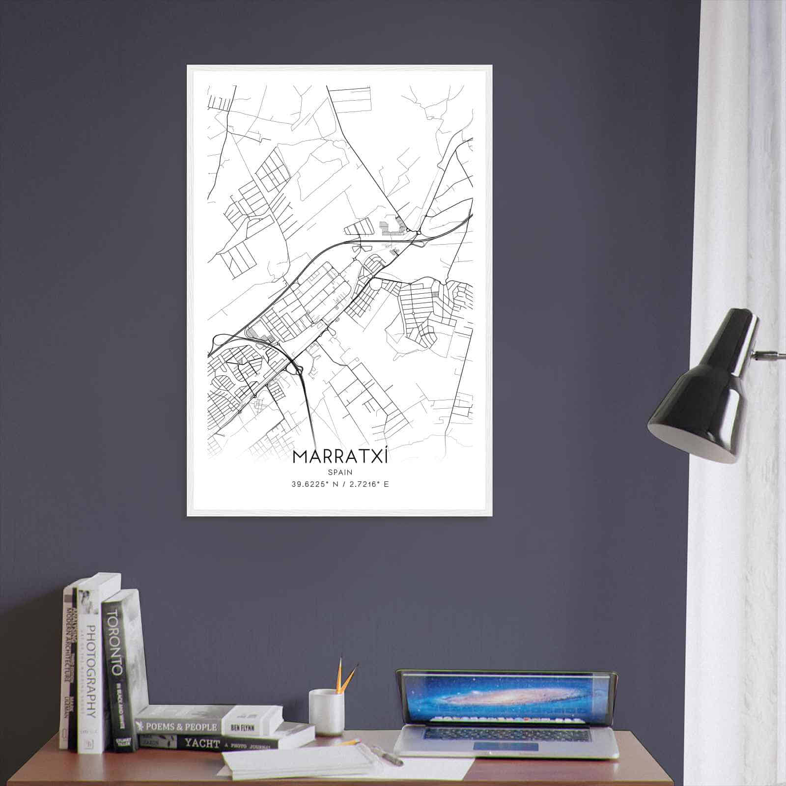 Deerfield Kansas Map Poster, Modern Home Decor Wall Art Print (Copy)