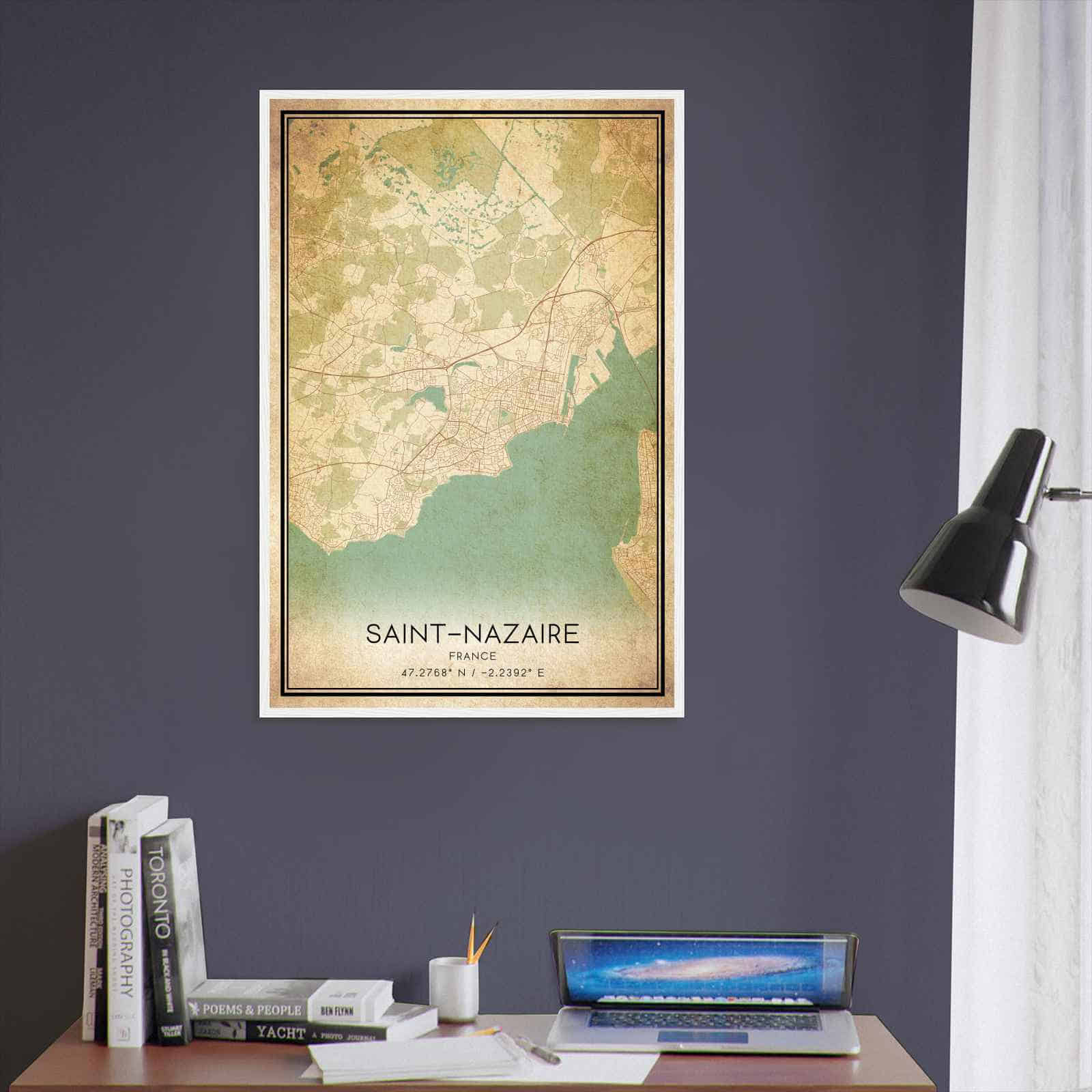 Deerfield Kansas Map Poster, Modern Home Decor Wall Art Print (Copy)