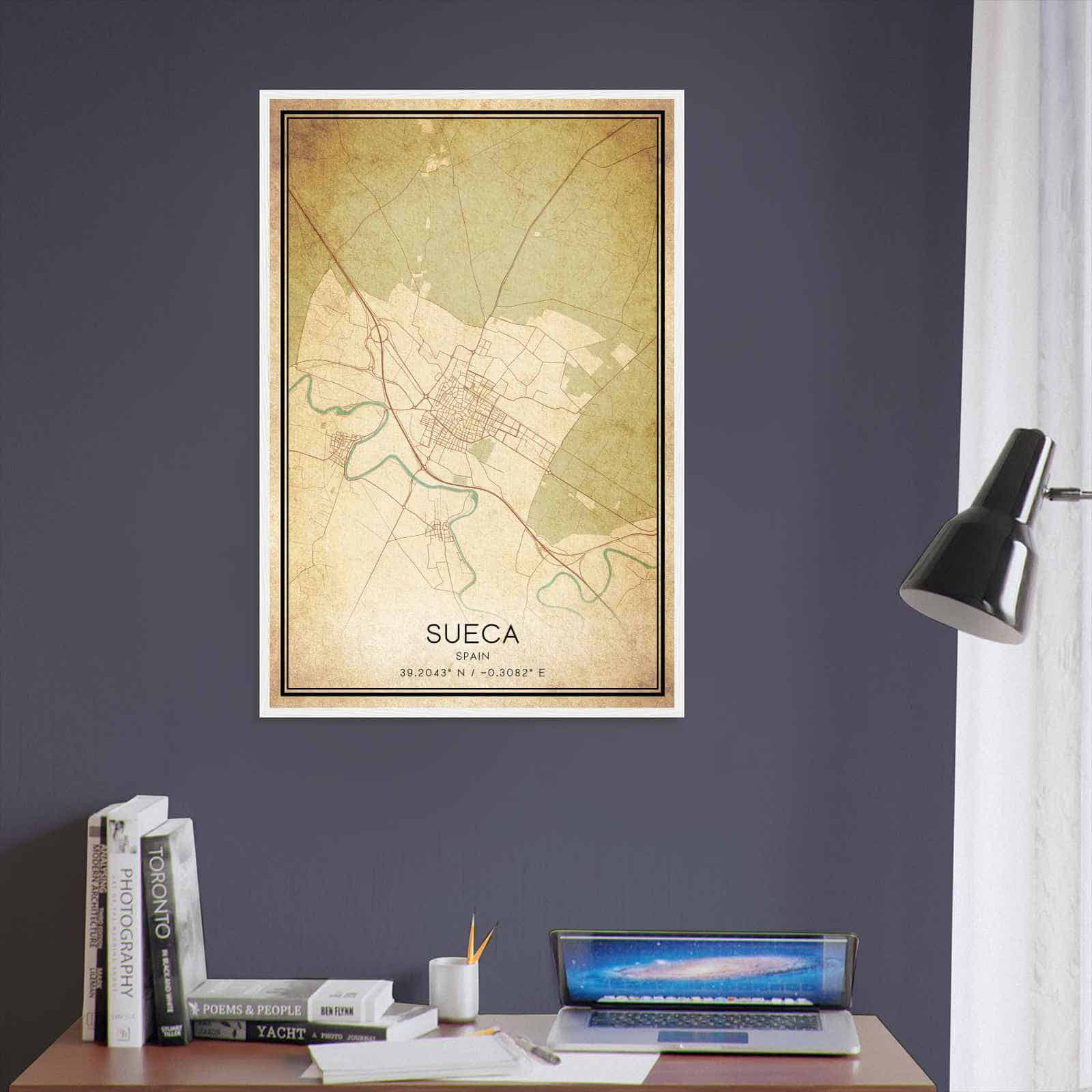 Deerfield Kansas Map Poster, Modern Home Decor Wall Art Print (Copy)