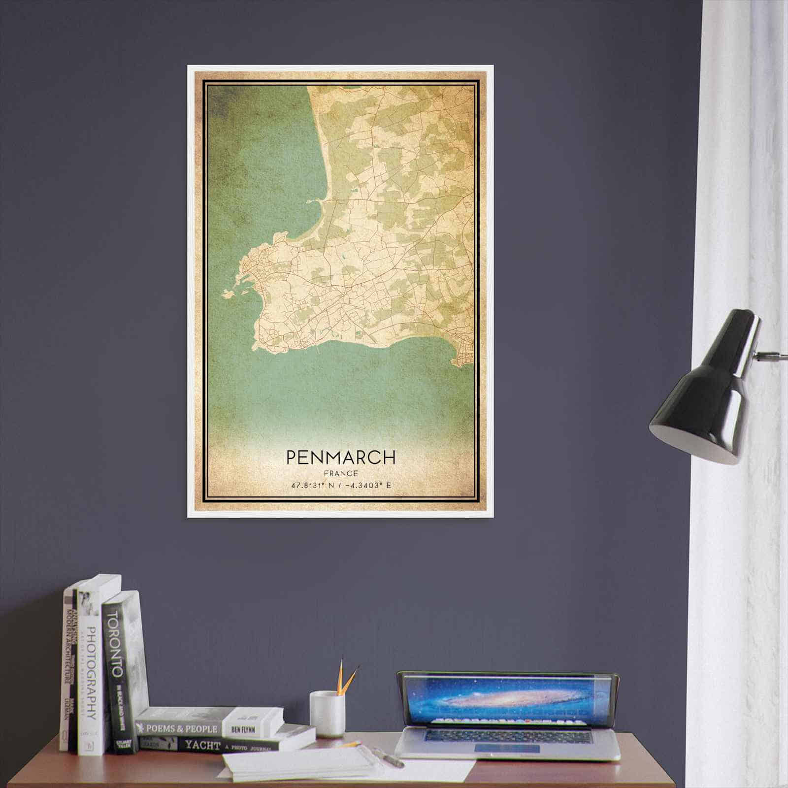 Deerfield Kansas Map Poster, Modern Home Decor Wall Art Print (Copy)