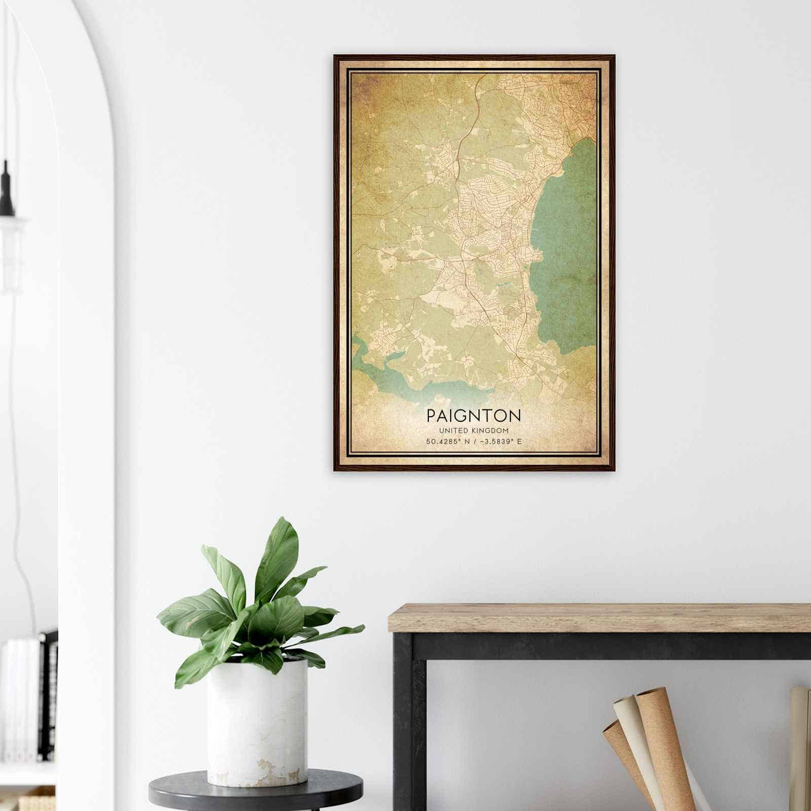 Deerfield Kansas Map Poster, Modern Home Decor Wall Art Print (Copy)