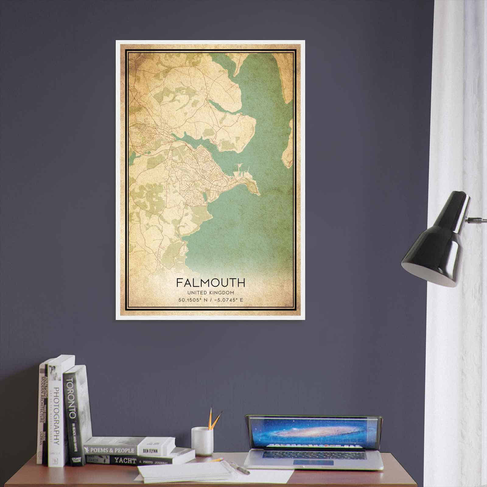 Deerfield Kansas Map Poster, Modern Home Decor Wall Art Print (Copy)