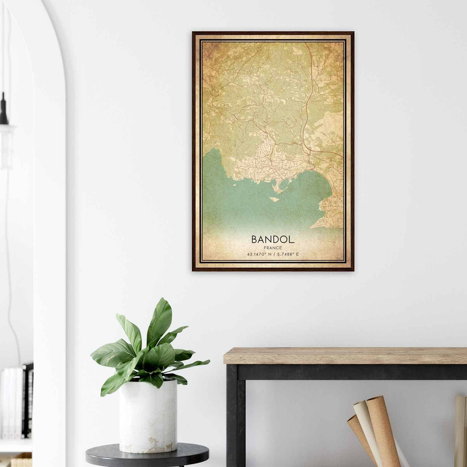 Deerfield Kansas Map Poster, Modern Home Decor Wall Art Print (Copy)