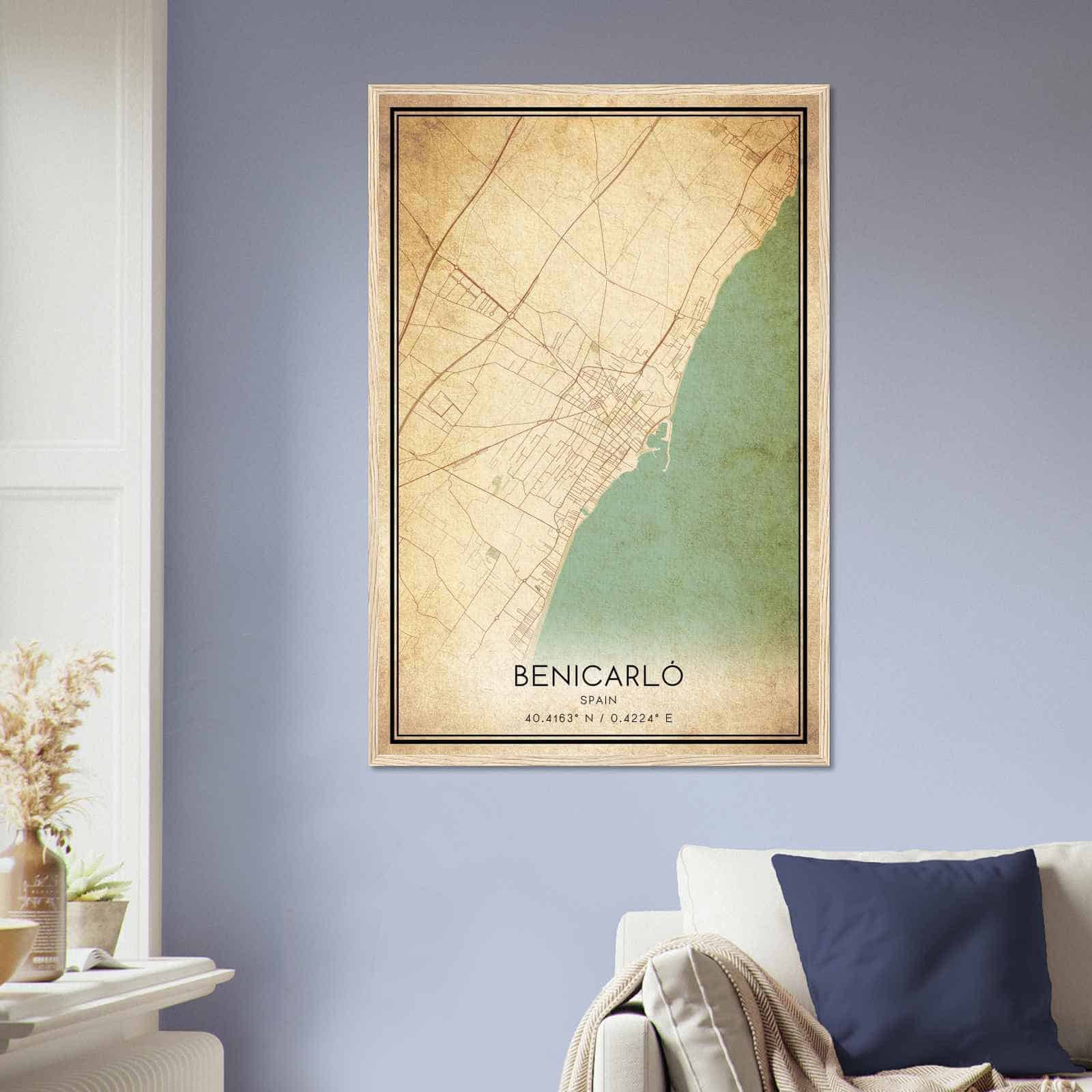 Deerfield Kansas Map Poster, Modern Home Decor Wall Art Print (Copy)