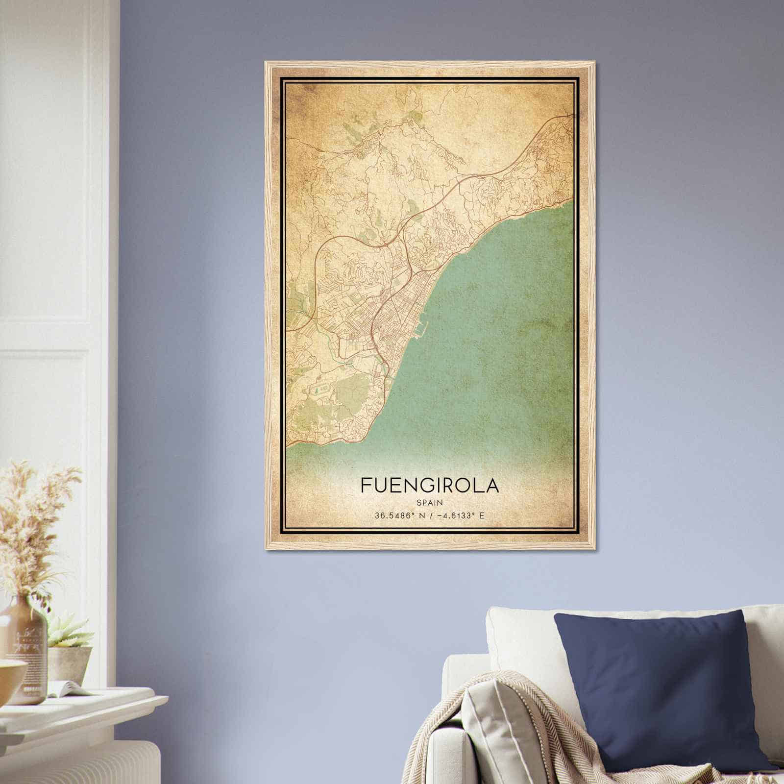 Deerfield Kansas Map Poster, Modern Home Decor Wall Art Print (Copy)