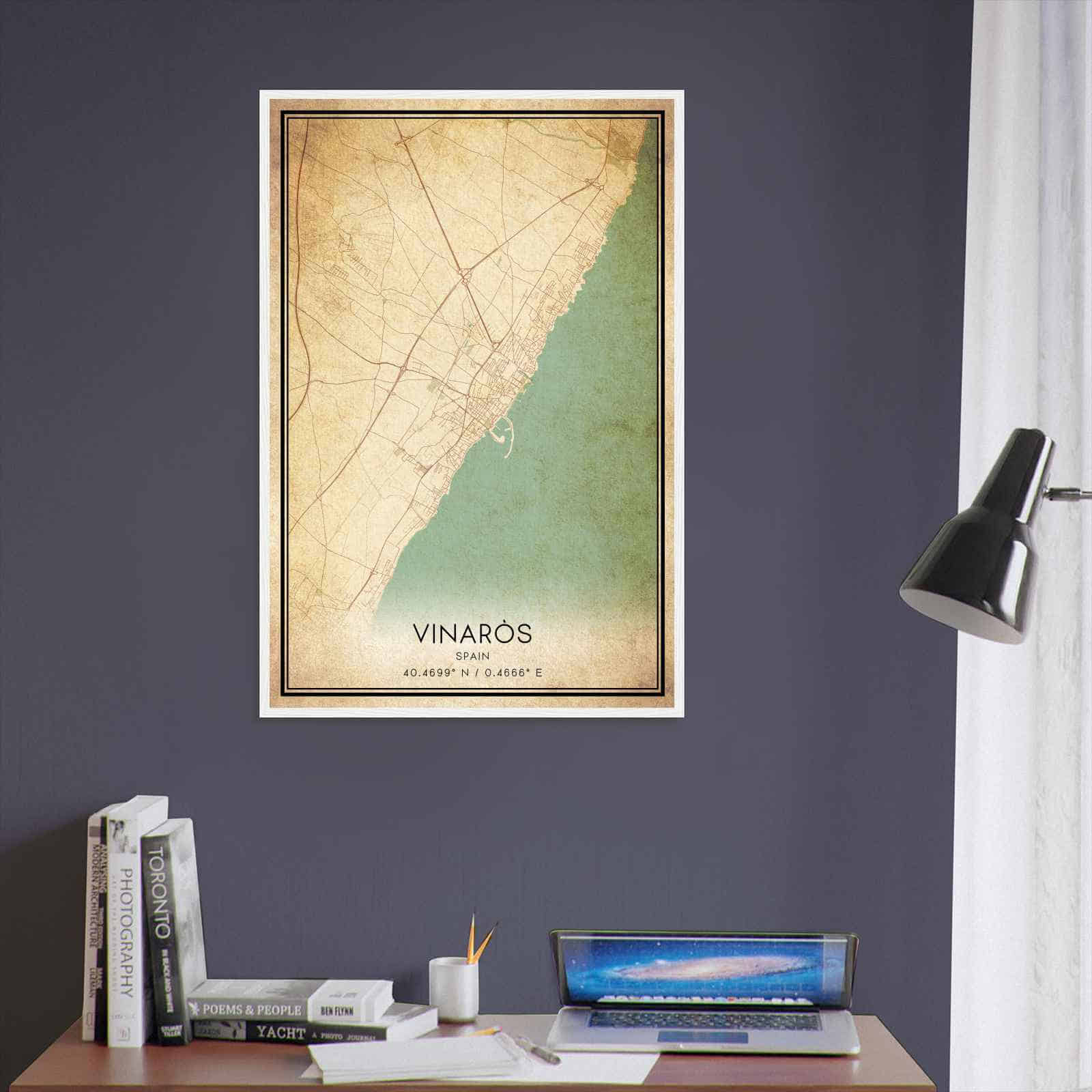 Deerfield Kansas Map Poster, Modern Home Decor Wall Art Print (Copy)