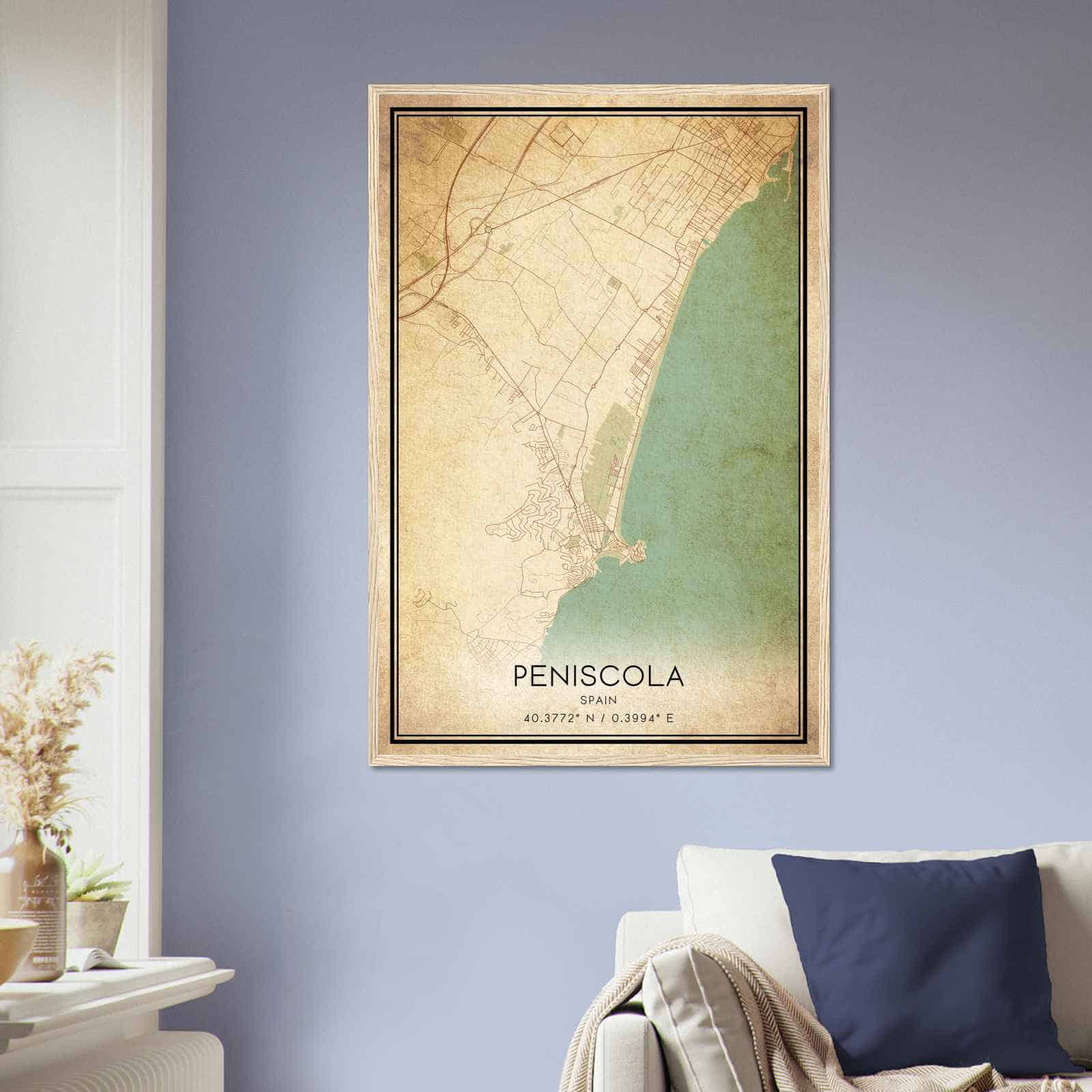 Deerfield Kansas Map Poster, Modern Home Decor Wall Art Print (Copy)
