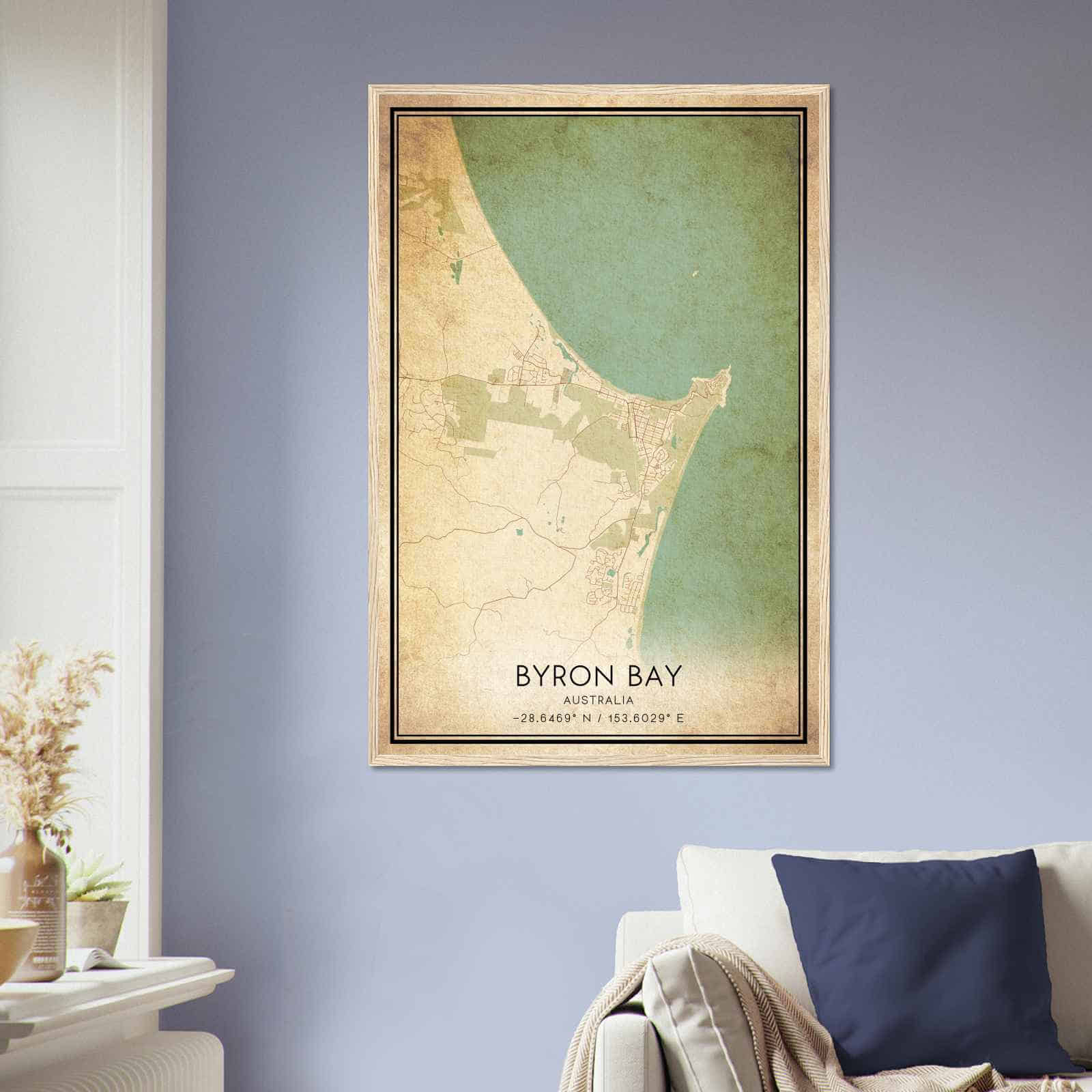 Deerfield Kansas Map Poster, Modern Home Decor Wall Art Print (Copy)