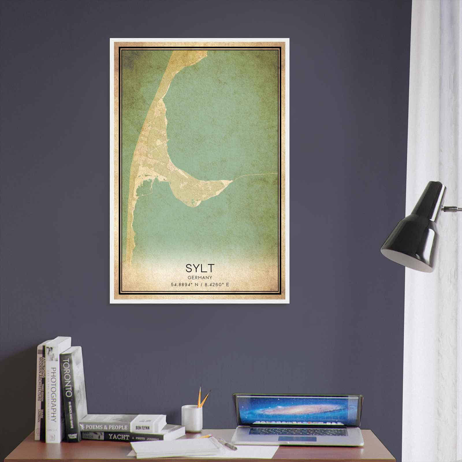 Deerfield Kansas Map Poster, Modern Home Decor Wall Art Print (Copy)