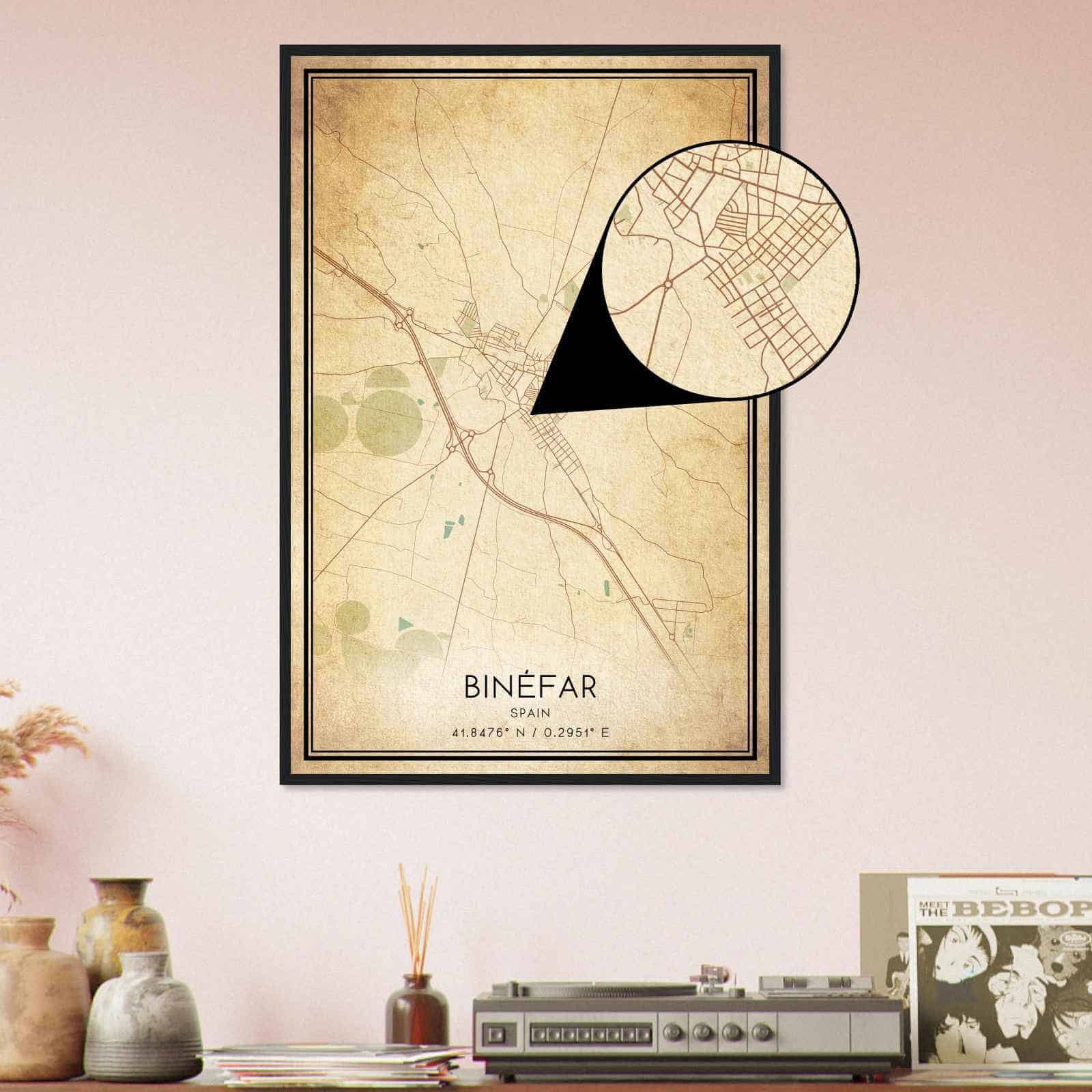 Deerfield Kansas Map Poster, Modern Home Decor Wall Art Print (Copy)