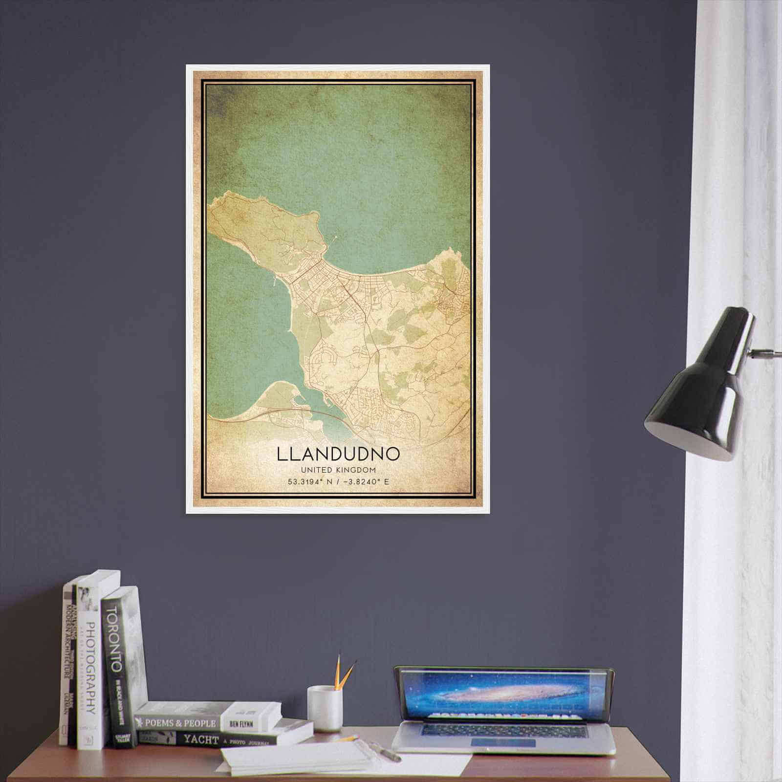 Deerfield Kansas Map Poster, Modern Home Decor Wall Art Print (Copy)