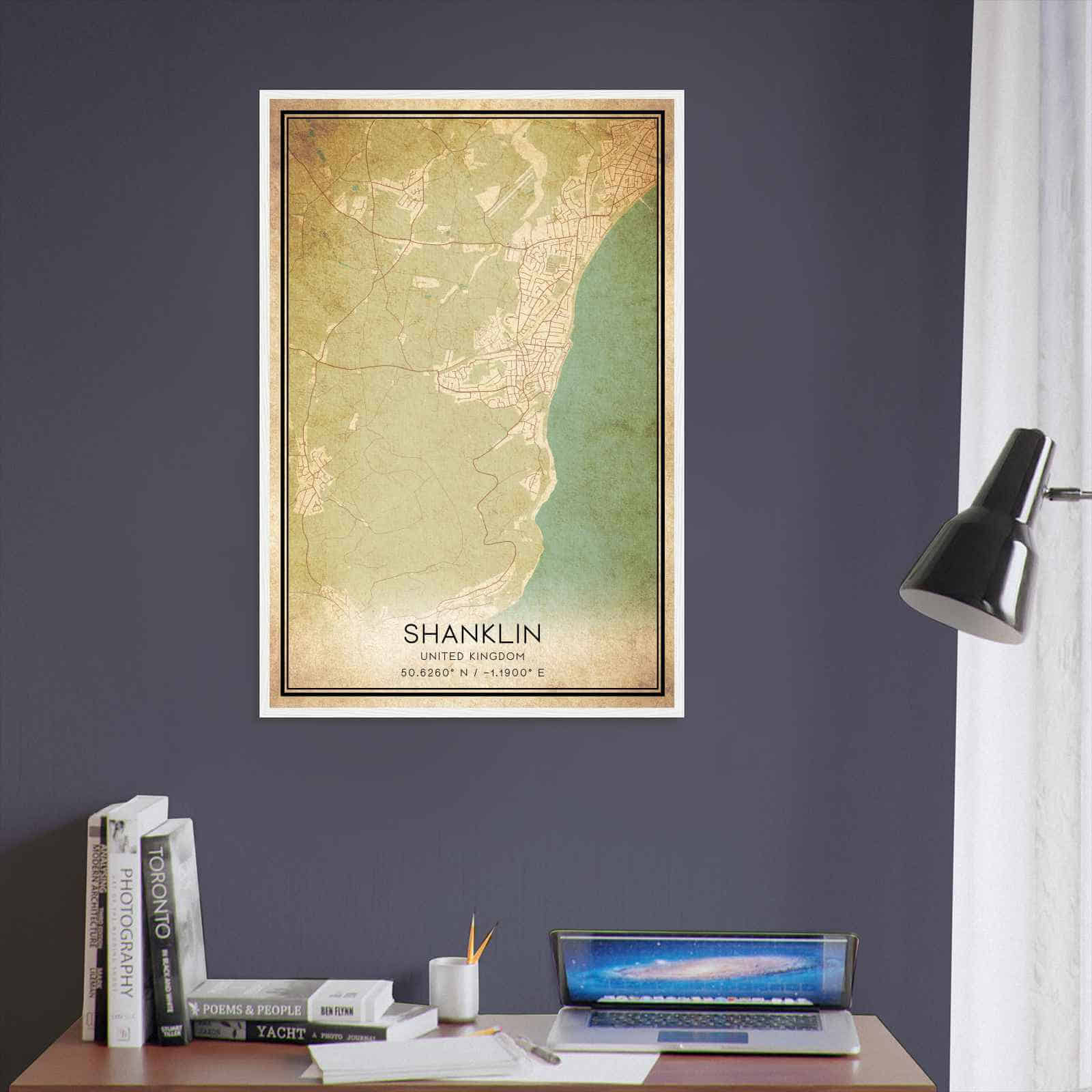 Deerfield Kansas Map Poster, Modern Home Decor Wall Art Print (Copy)