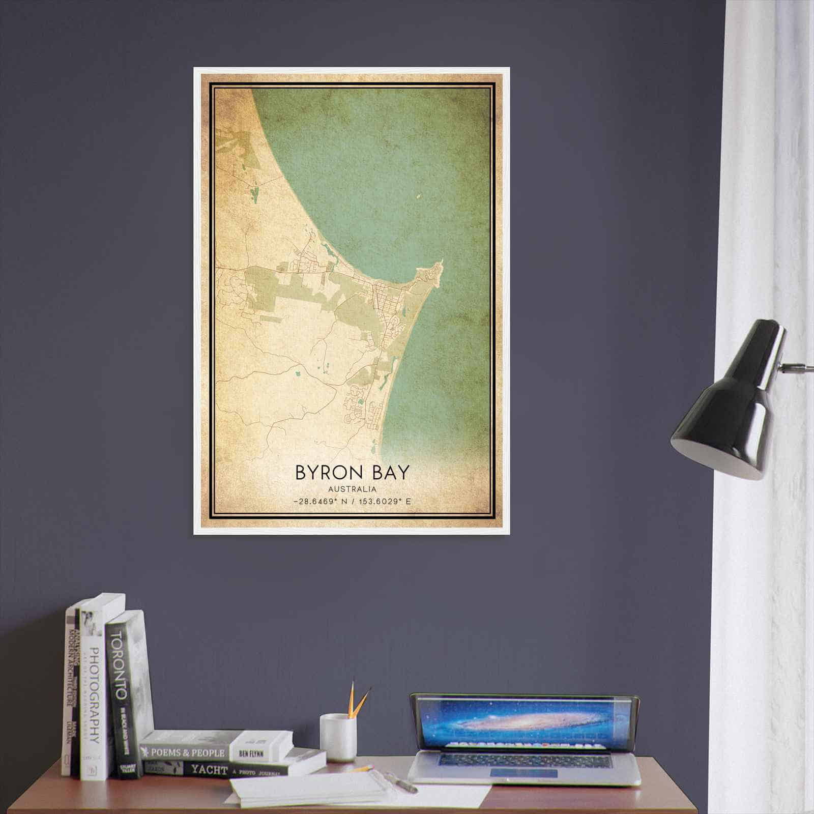 Deerfield Kansas Map Poster, Modern Home Decor Wall Art Print (Copy)