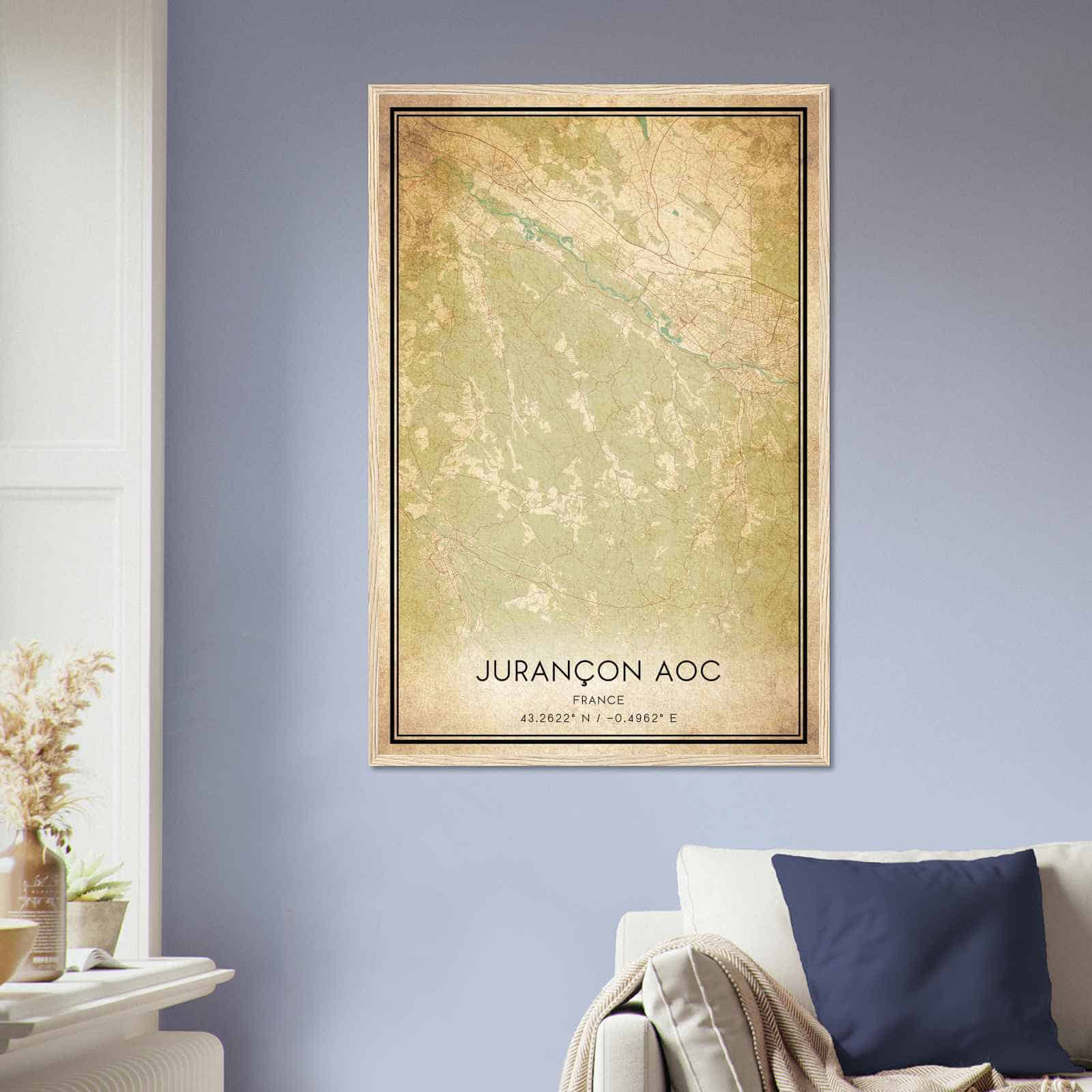 Deerfield Kansas Map Poster, Modern Home Decor Wall Art Print (Copy)