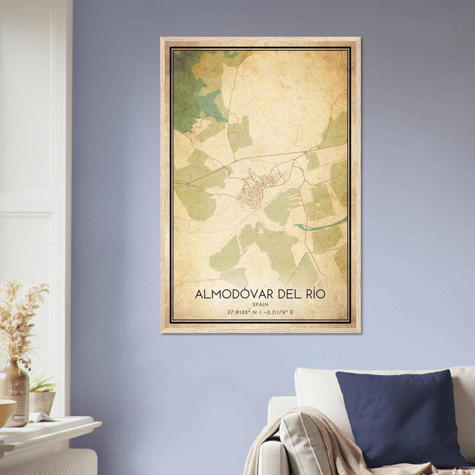 Deerfield Kansas Map Poster, Modern Home Decor Wall Art Print (Copy)