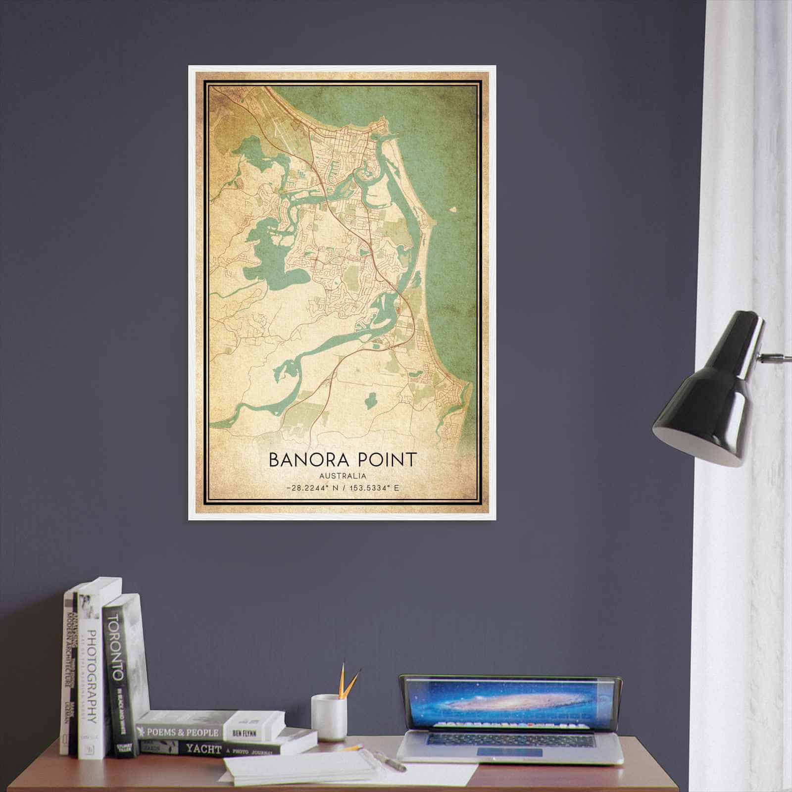 Deerfield Kansas Map Poster, Modern Home Decor Wall Art Print (Copy)