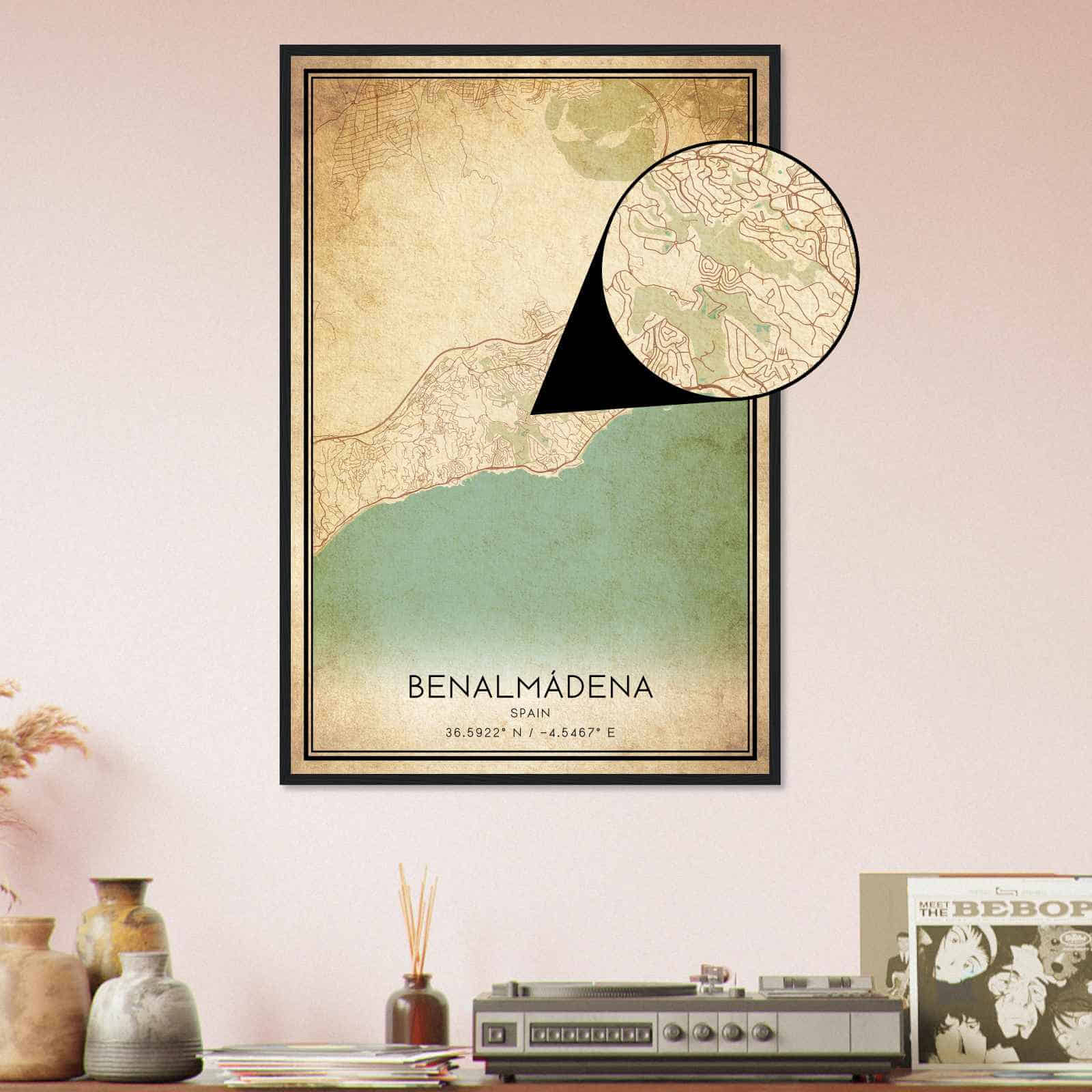 Deerfield Kansas Map Poster, Modern Home Decor Wall Art Print (Copy)