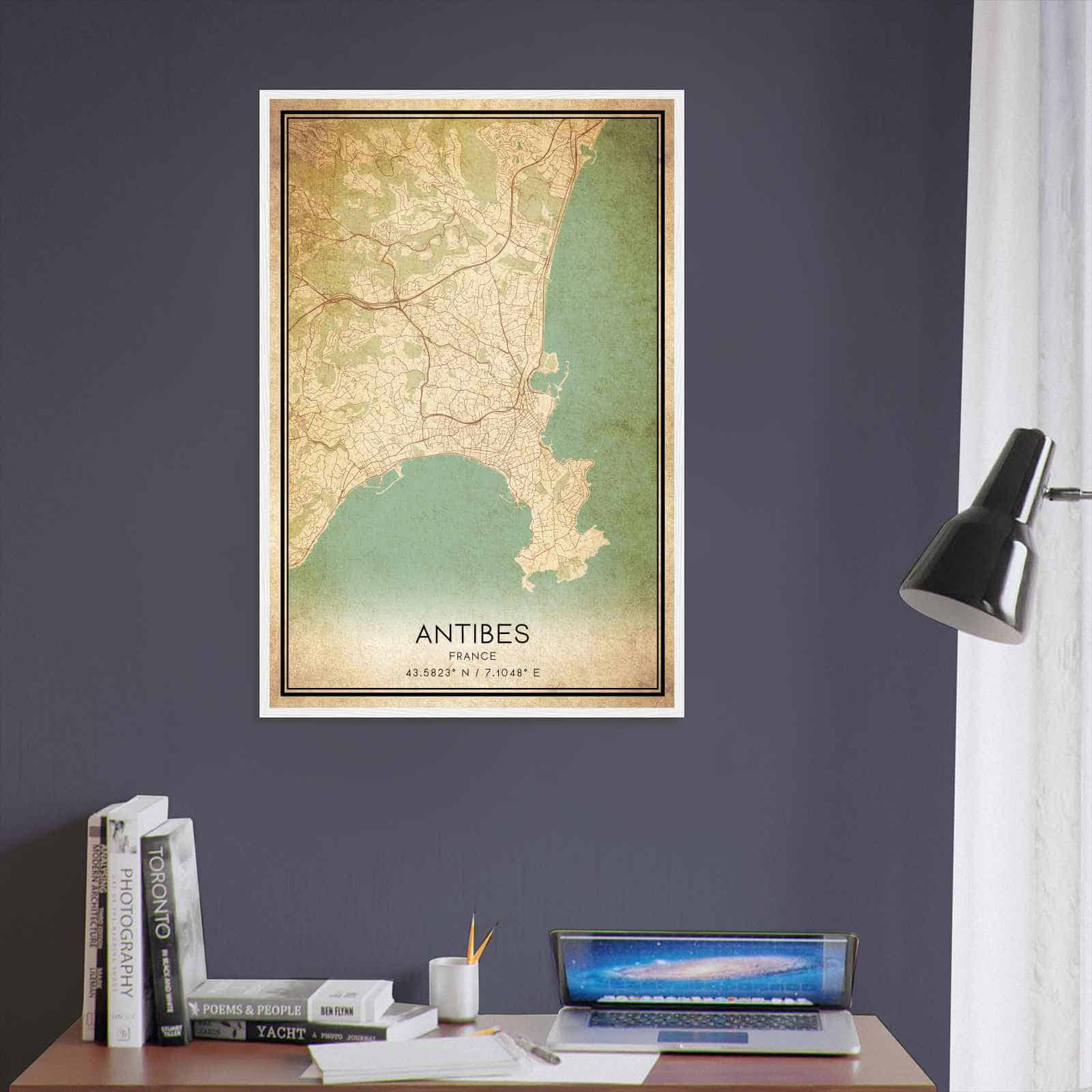 Deerfield Kansas Map Poster, Modern Home Decor Wall Art Print (Copy)