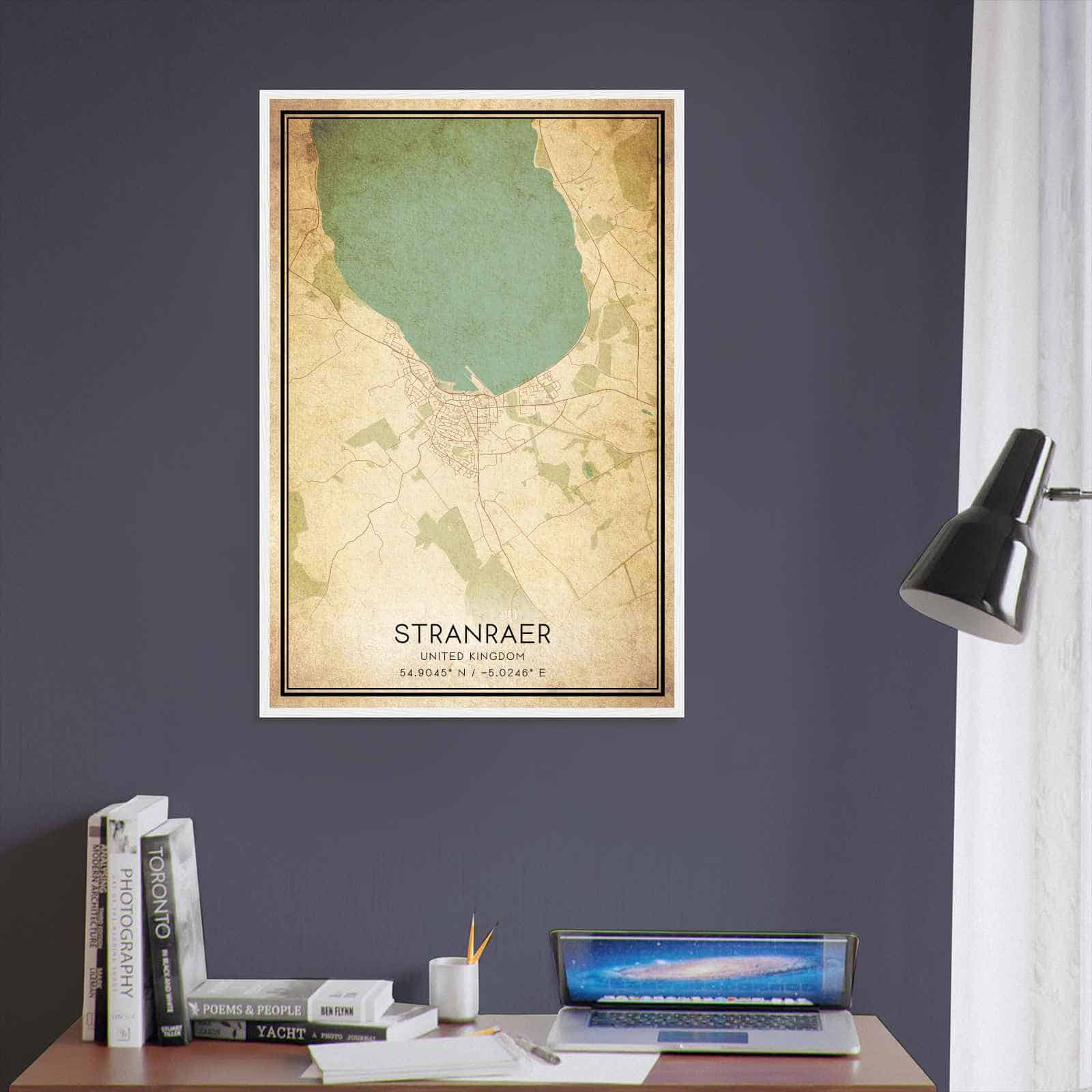 Deerfield Kansas Map Poster, Modern Home Decor Wall Art Print (Copy)