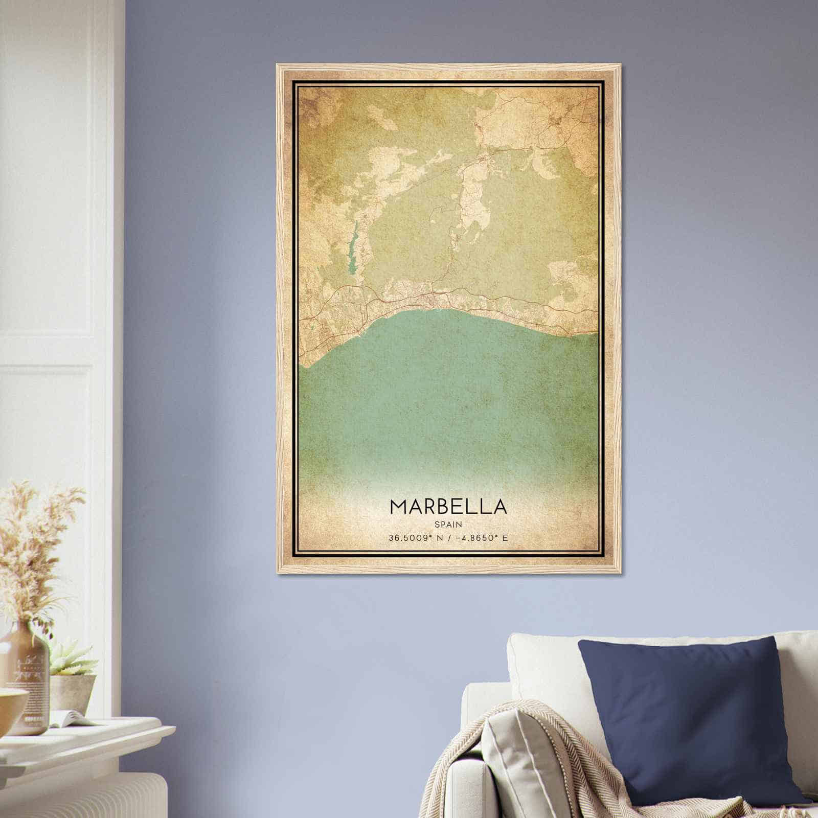 Deerfield Kansas Map Poster, Modern Home Decor Wall Art Print (Copy)