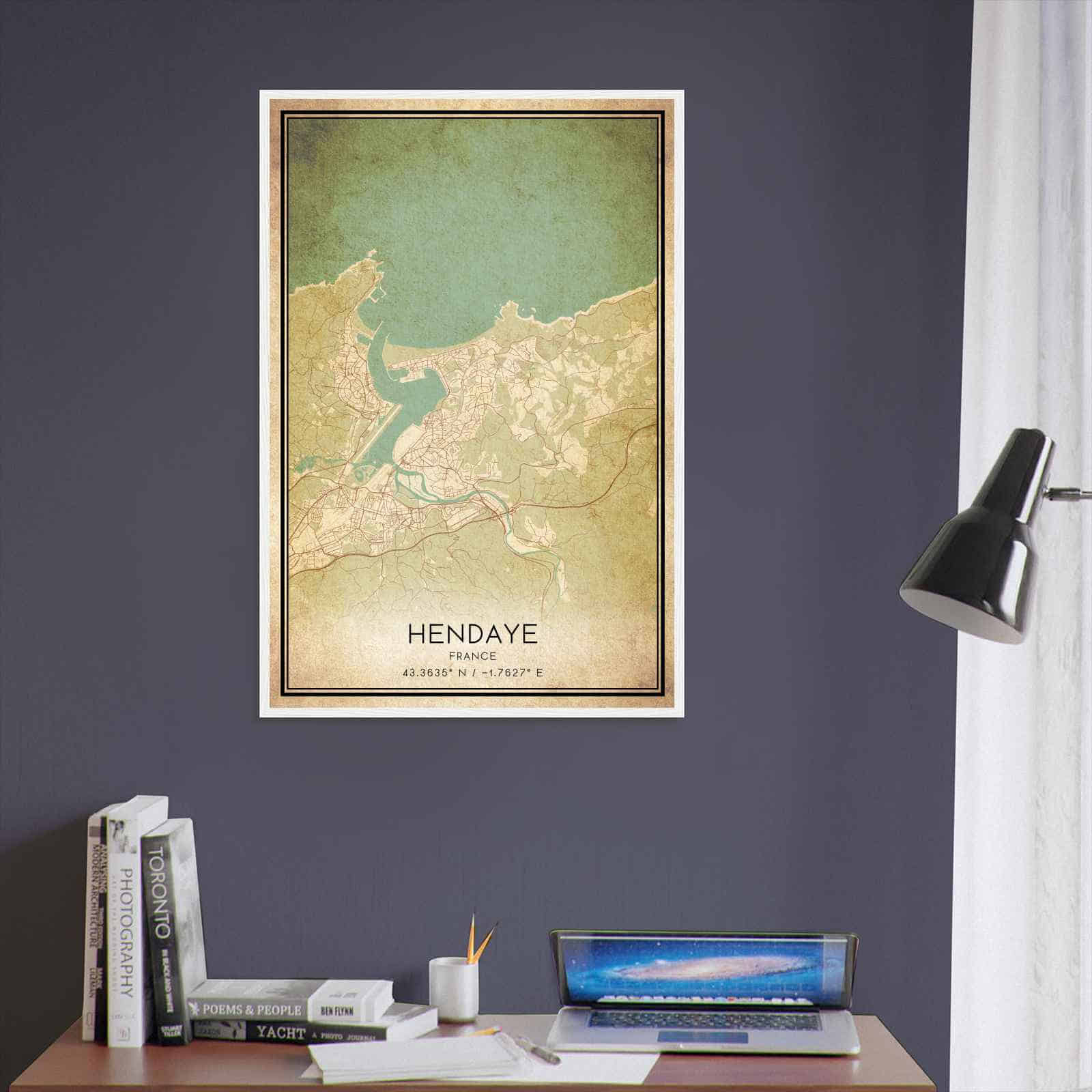 Deerfield Kansas Map Poster, Modern Home Decor Wall Art Print (Copy)