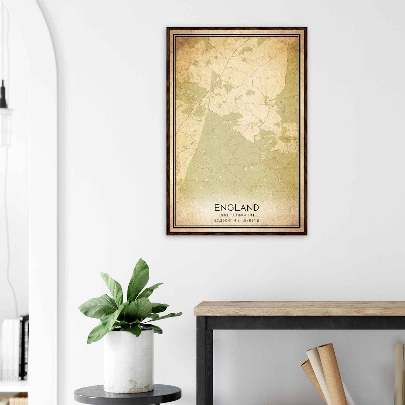 Deerfield Kansas Map Poster, Modern Home Decor Wall Art Print (Copy)
