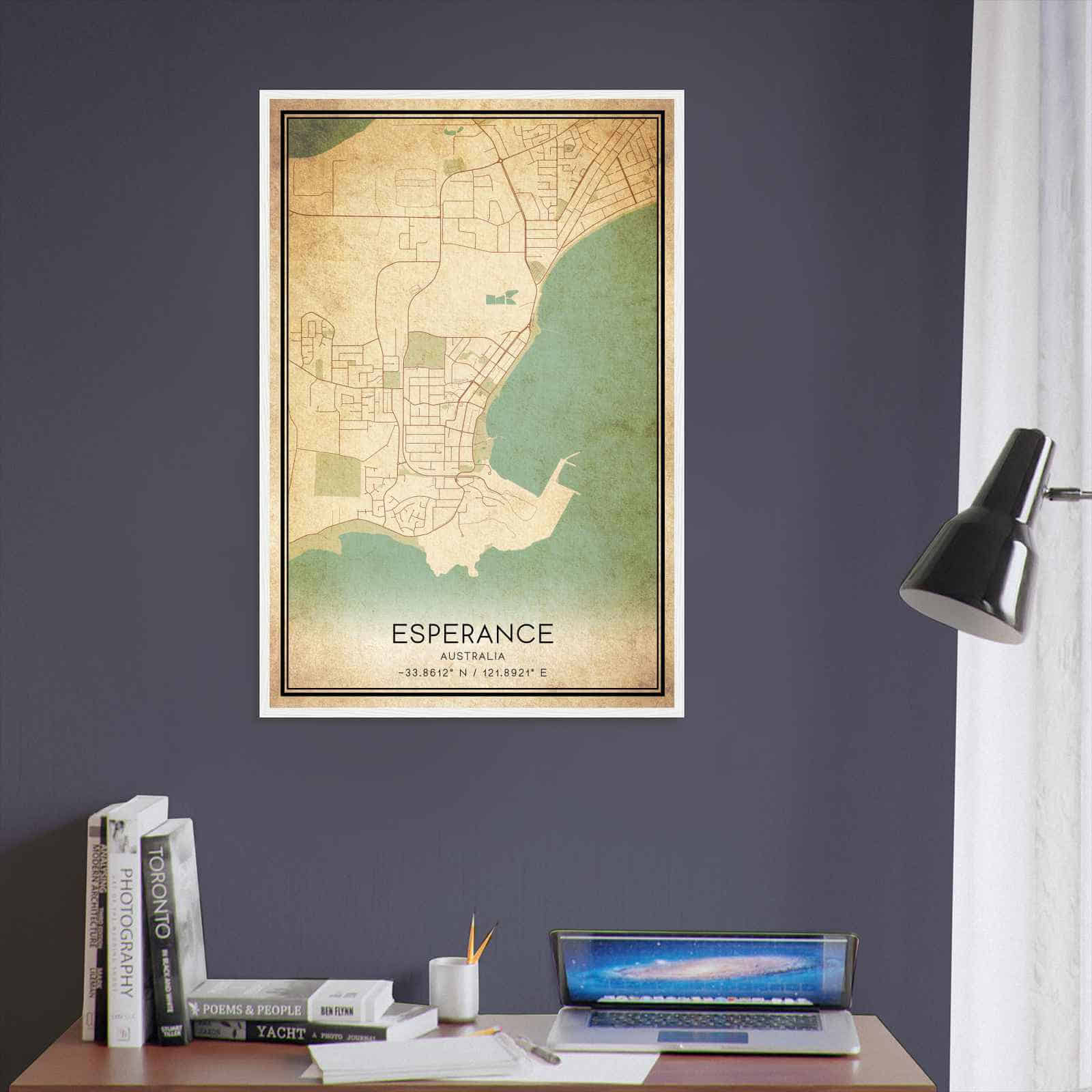 Deerfield Kansas Map Poster, Modern Home Decor Wall Art Print (Copy)