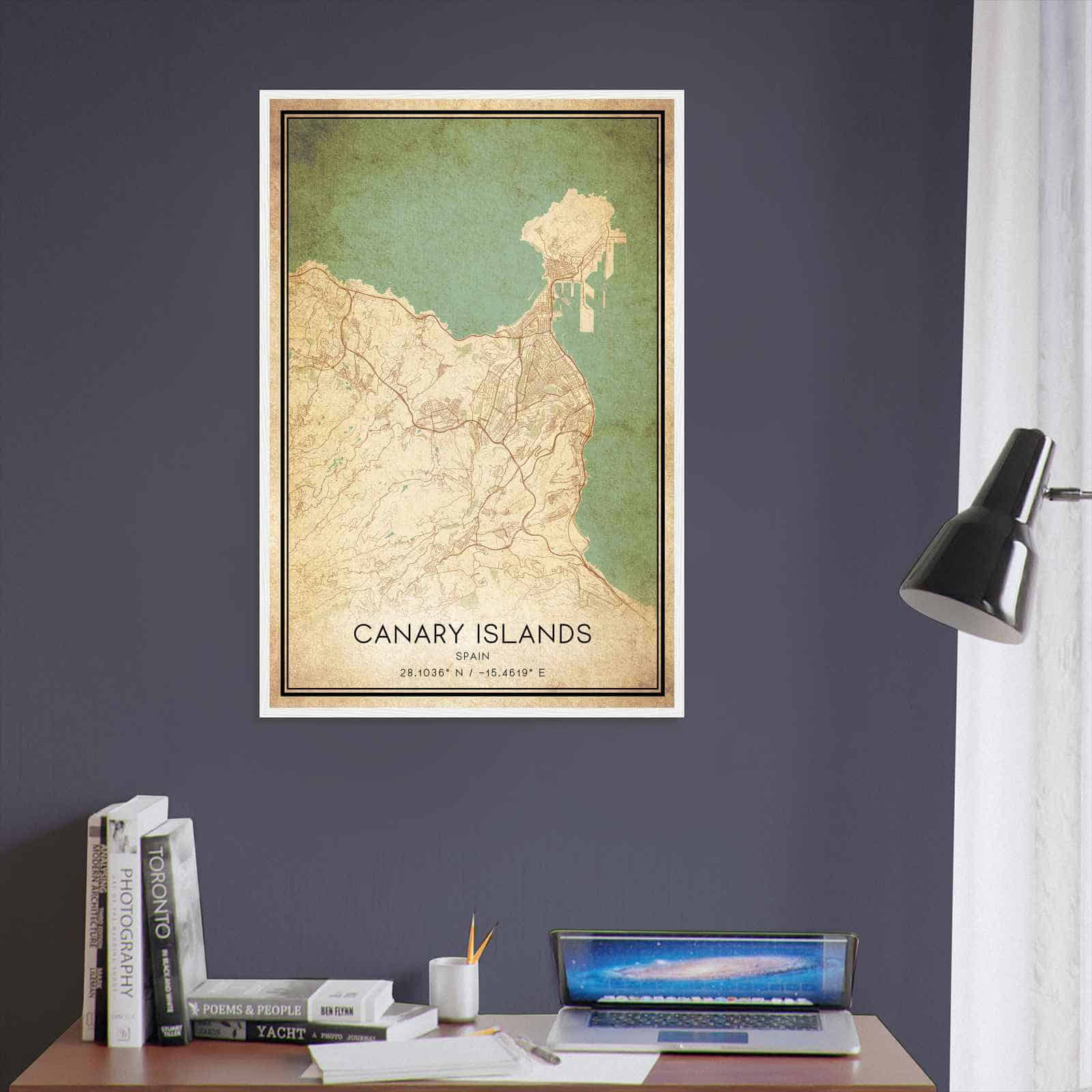 Deerfield Kansas Map Poster, Modern Home Decor Wall Art Print (Copy)