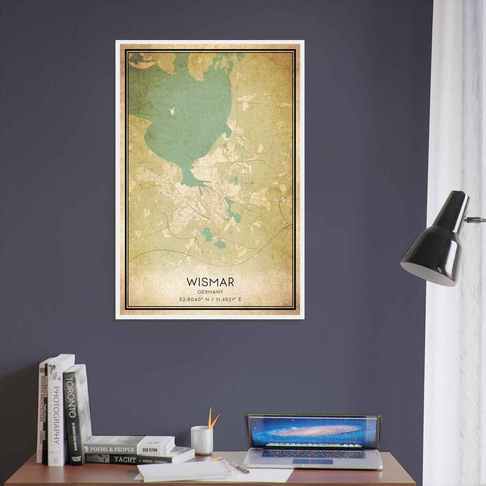 Deerfield Kansas Map Poster, Modern Home Decor Wall Art Print (Copy)