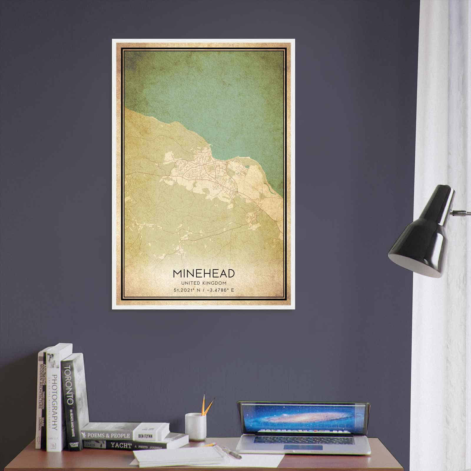 Deerfield Kansas Map Poster, Modern Home Decor Wall Art Print (Copy)
