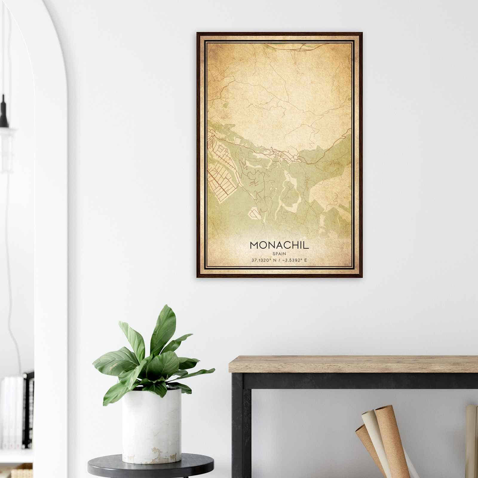 Deerfield Kansas Map Poster, Modern Home Decor Wall Art Print (Copy)