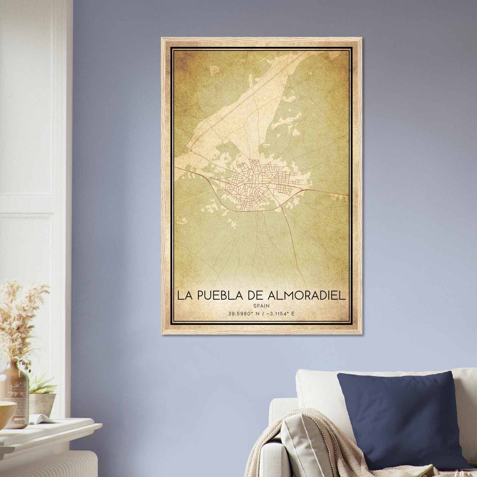 Deerfield Kansas Map Poster, Modern Home Decor Wall Art Print (Copy)