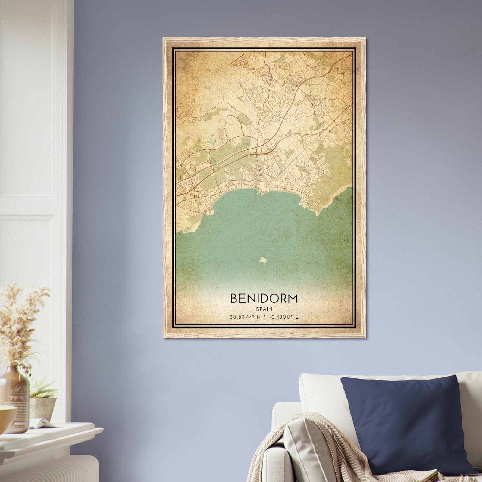 Deerfield Kansas Map Poster, Modern Home Decor Wall Art Print (Copy)