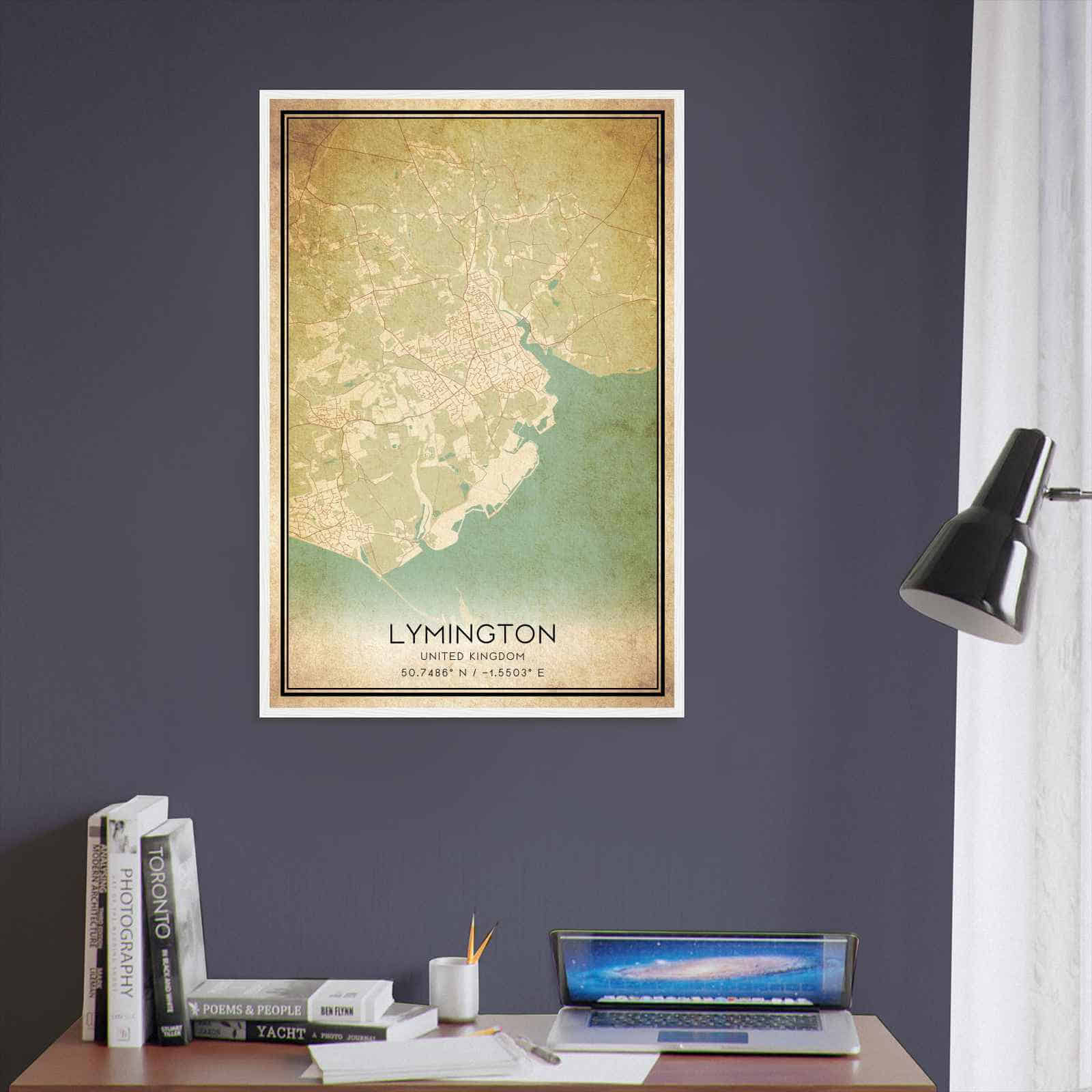 Deerfield Kansas Map Poster, Modern Home Decor Wall Art Print (Copy)