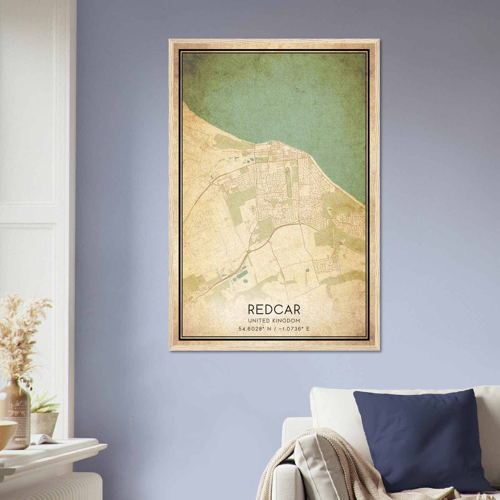 Deerfield Kansas Map Poster, Modern Home Decor Wall Art Print (Copy)