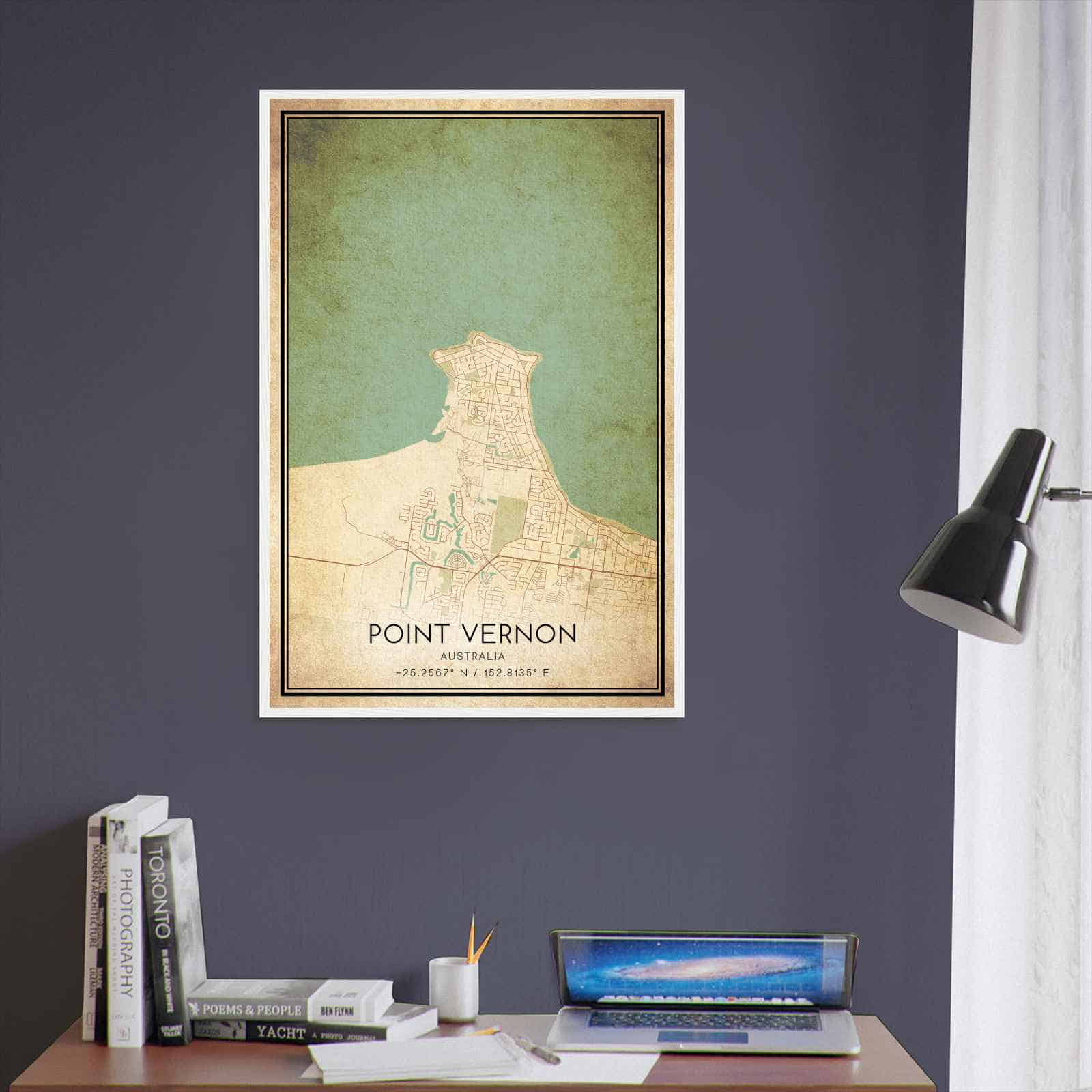 Deerfield Kansas Map Poster, Modern Home Decor Wall Art Print (Copy)
