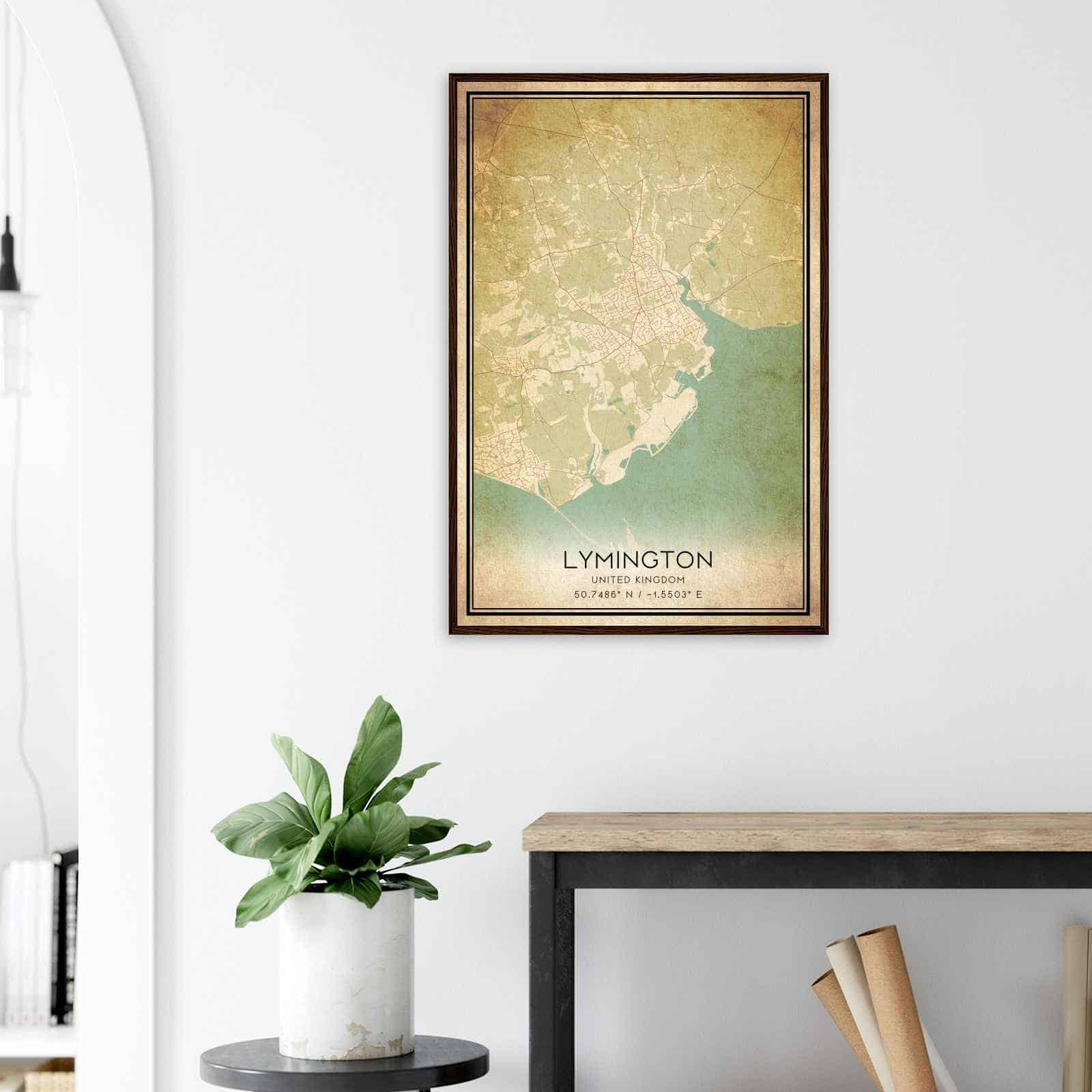 Deerfield Kansas Map Poster, Modern Home Decor Wall Art Print (Copy)