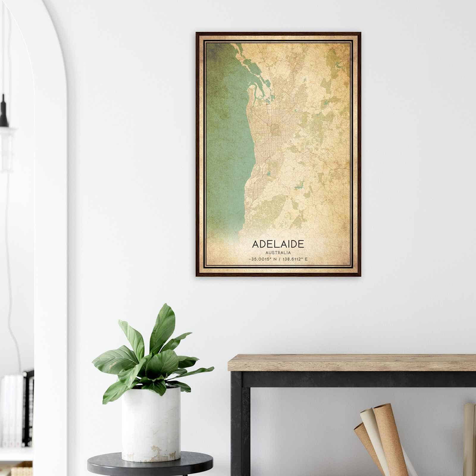 Deerfield Kansas Map Poster, Modern Home Decor Wall Art Print (Copy)