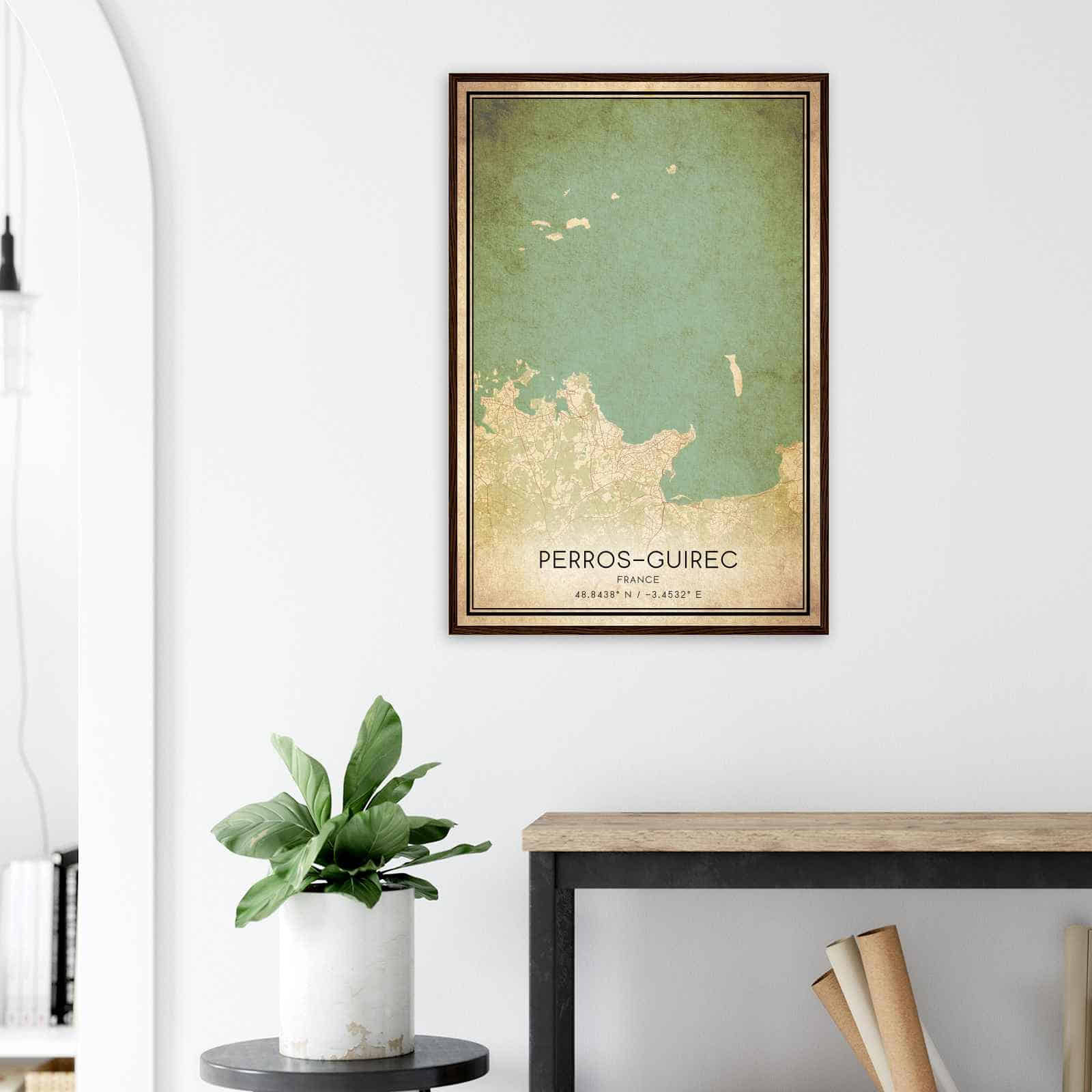 Deerfield Kansas Map Poster, Modern Home Decor Wall Art Print (Copy)