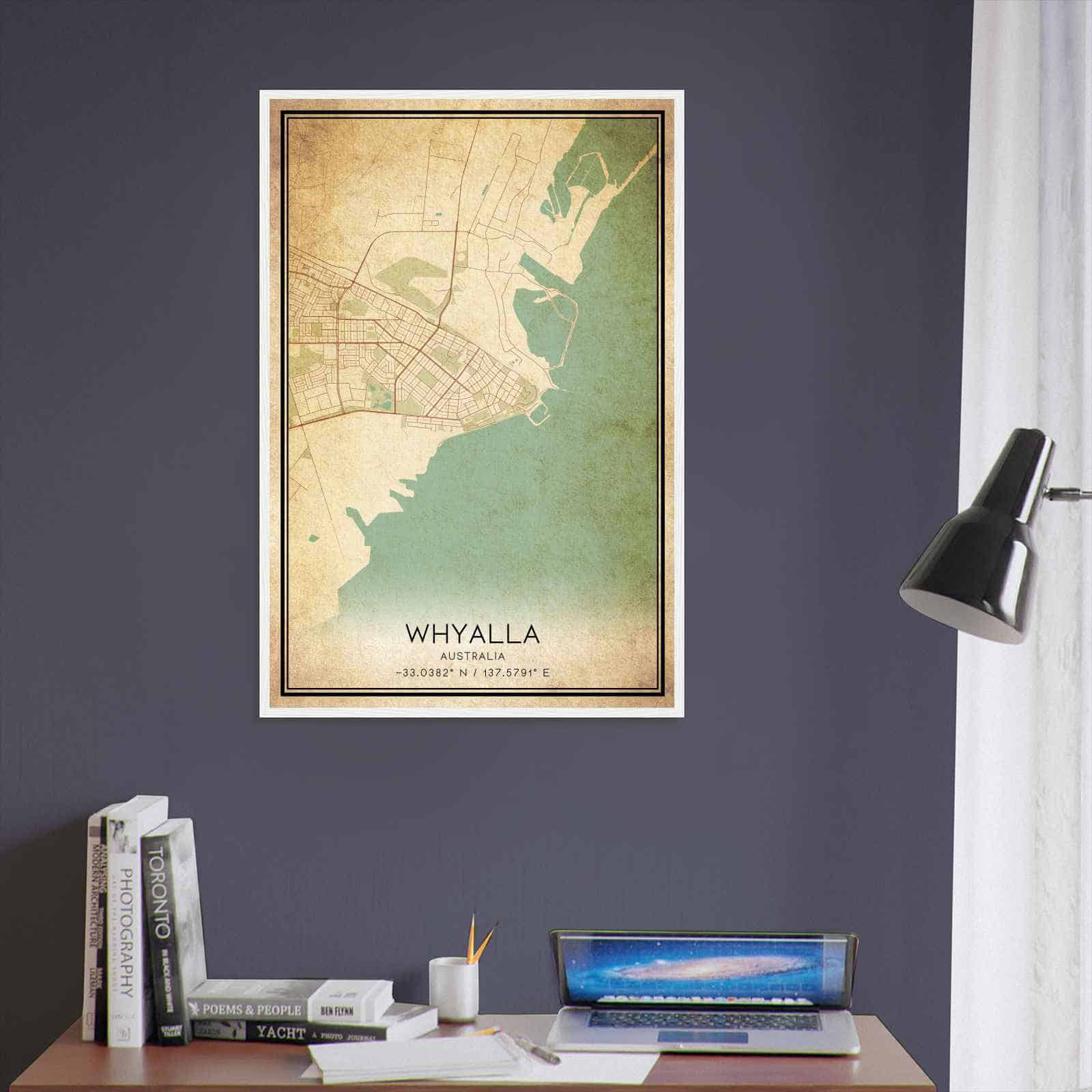 Deerfield Kansas Map Poster, Modern Home Decor Wall Art Print (Copy)