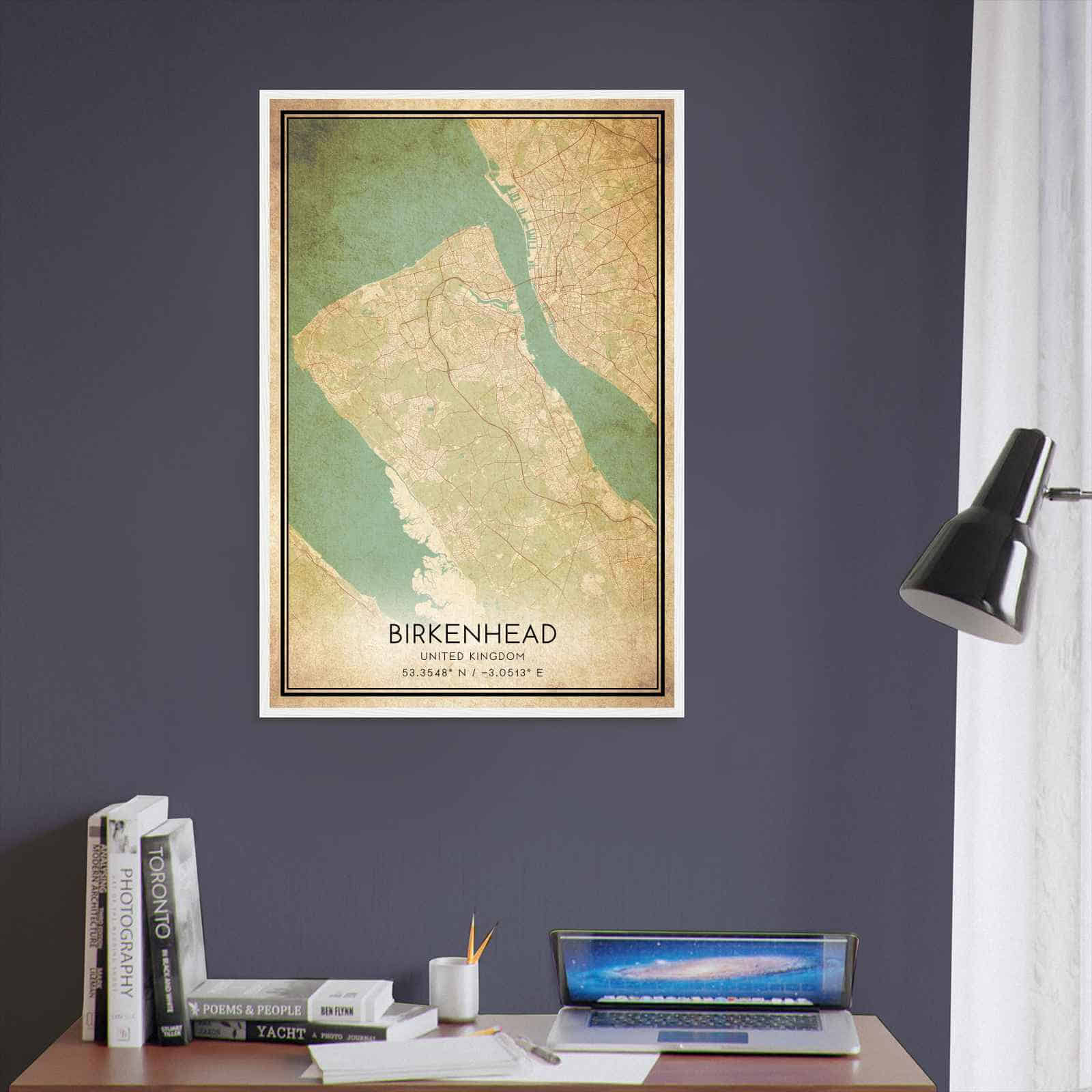 Deerfield Kansas Map Poster, Modern Home Decor Wall Art Print (Copy)