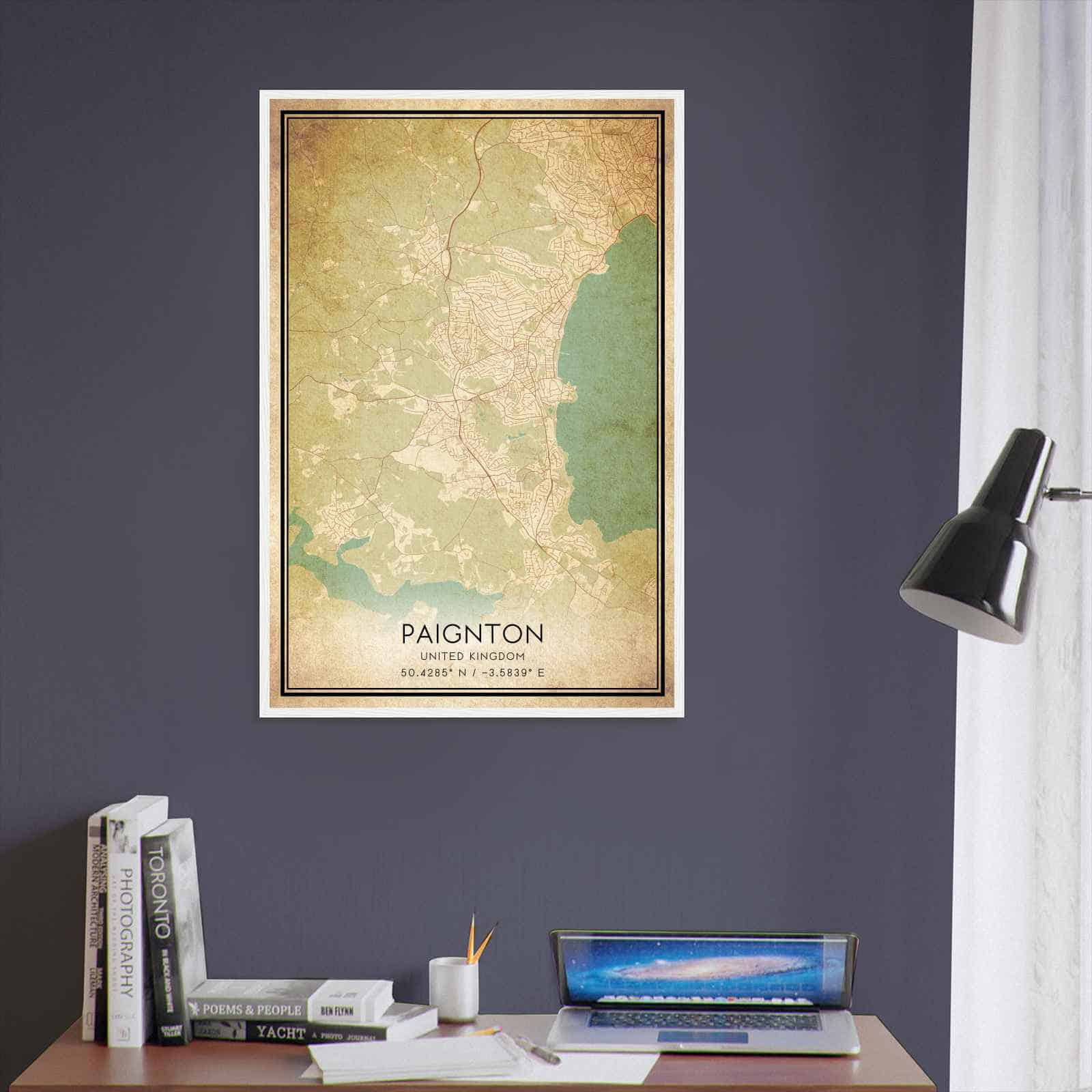Deerfield Kansas Map Poster, Modern Home Decor Wall Art Print (Copy)