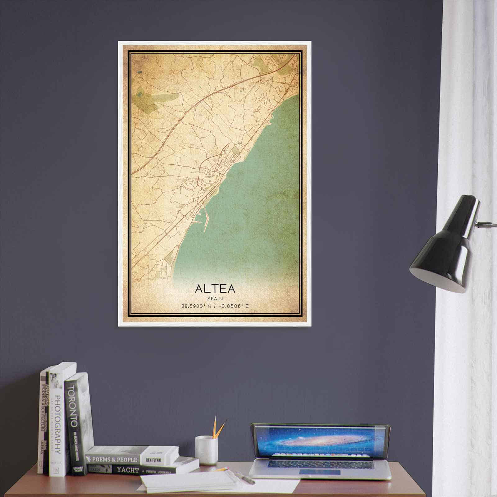 Deerfield Kansas Map Poster, Modern Home Decor Wall Art Print (Copy)