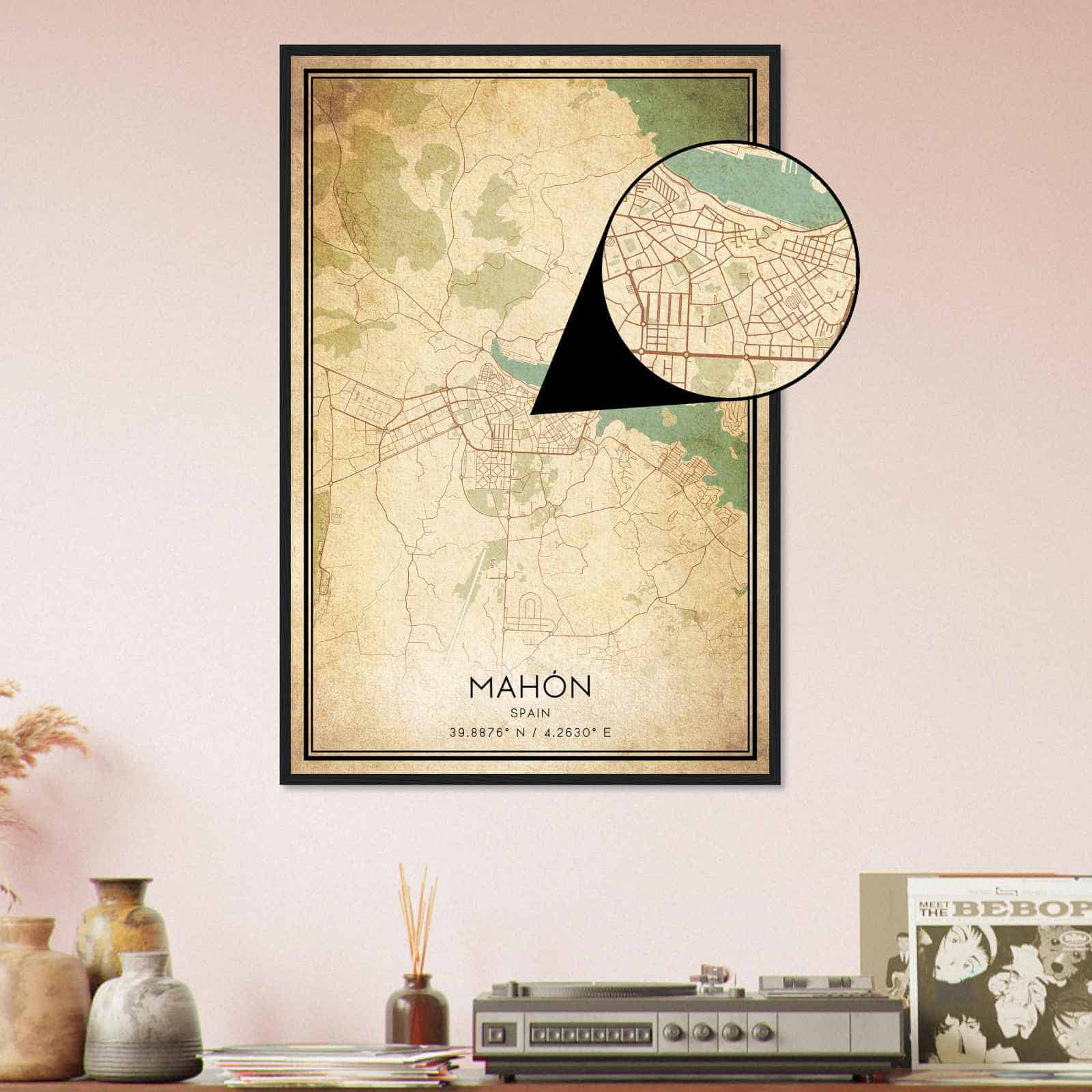 Deerfield Kansas Map Poster, Modern Home Decor Wall Art Print (Copy)