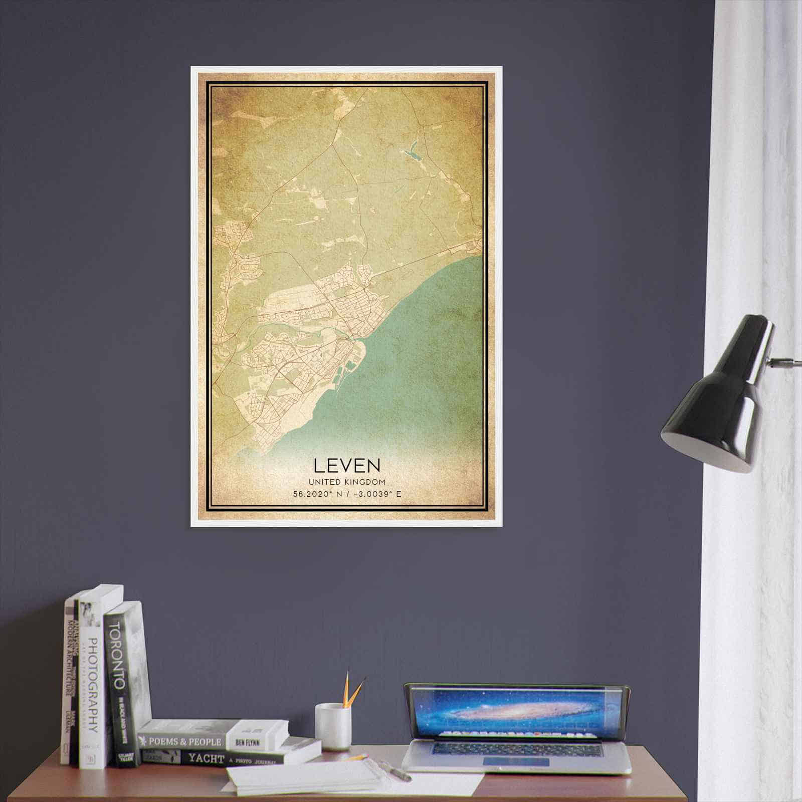 Deerfield Kansas Map Poster, Modern Home Decor Wall Art Print (Copy)
