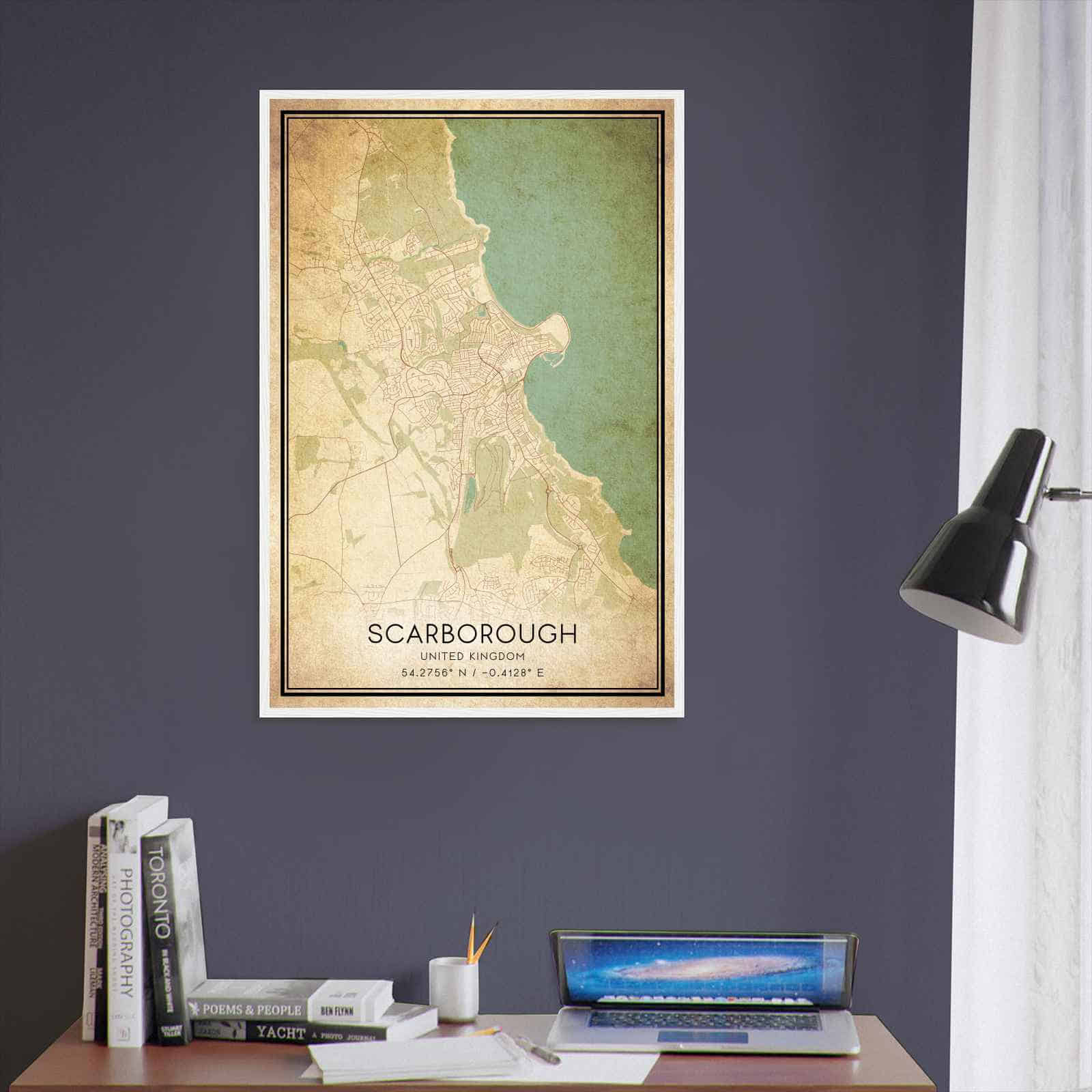 Deerfield Kansas Map Poster, Modern Home Decor Wall Art Print (Copy)