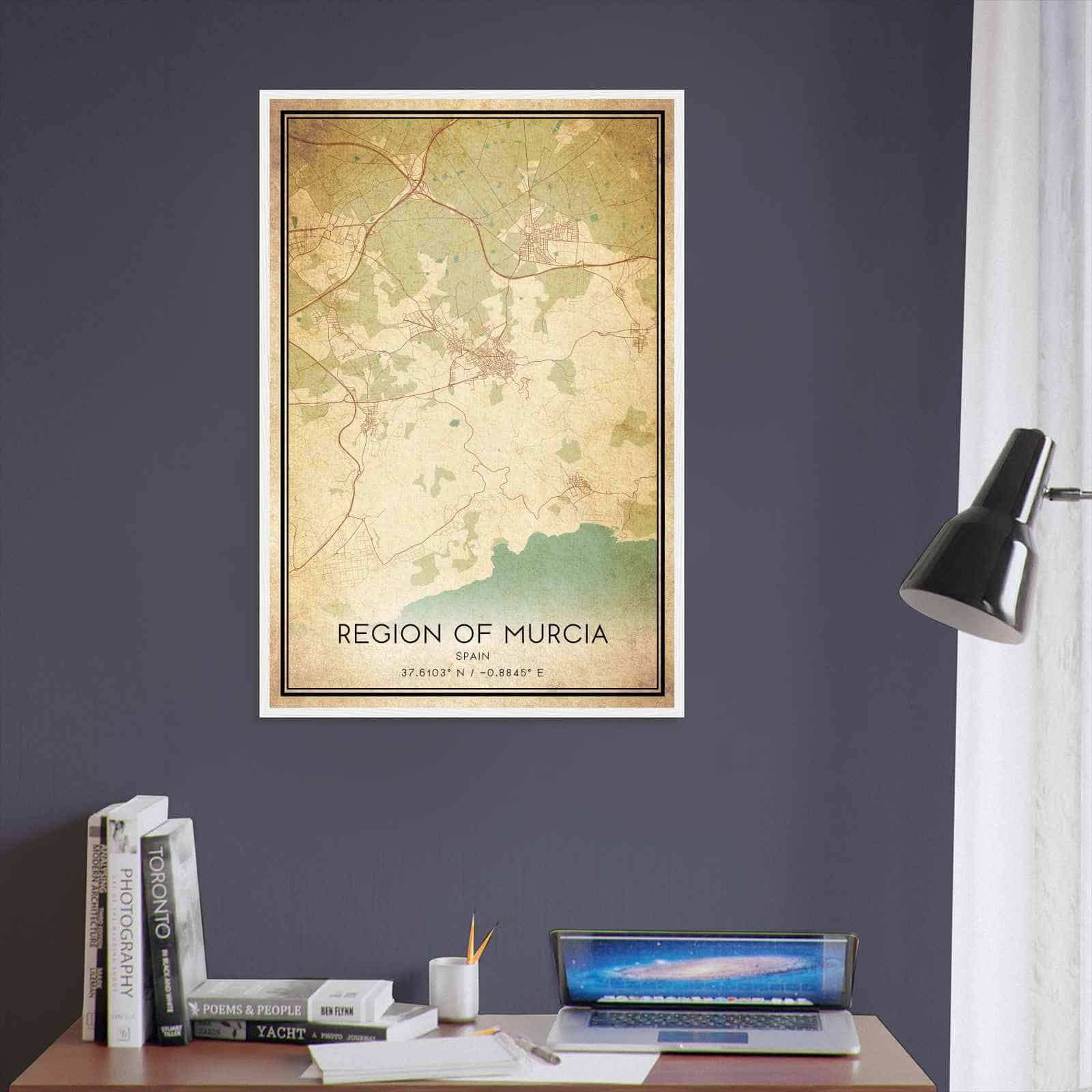 Deerfield Kansas Map Poster, Modern Home Decor Wall Art Print (Copy)