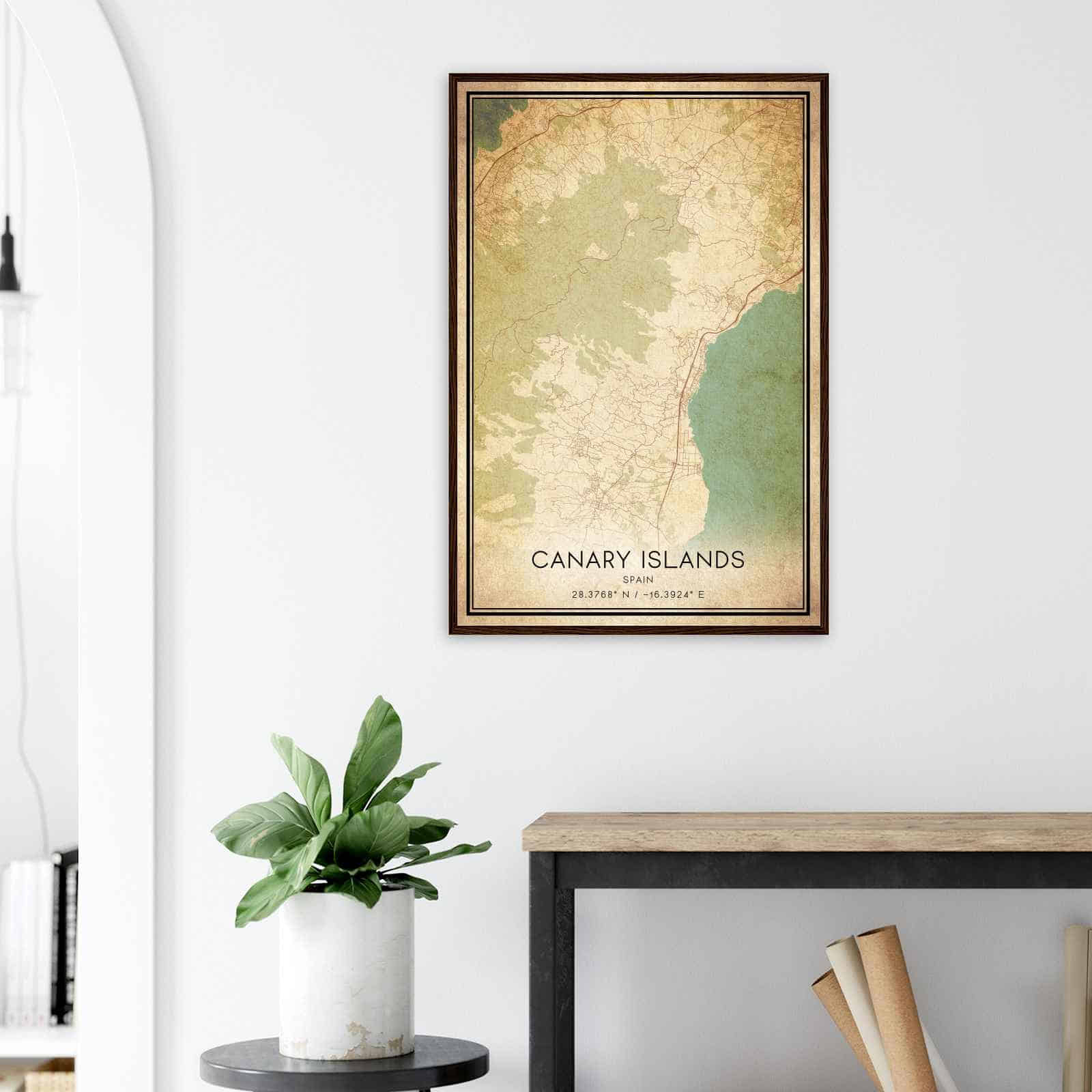 Deerfield Kansas Map Poster, Modern Home Decor Wall Art Print (Copy)