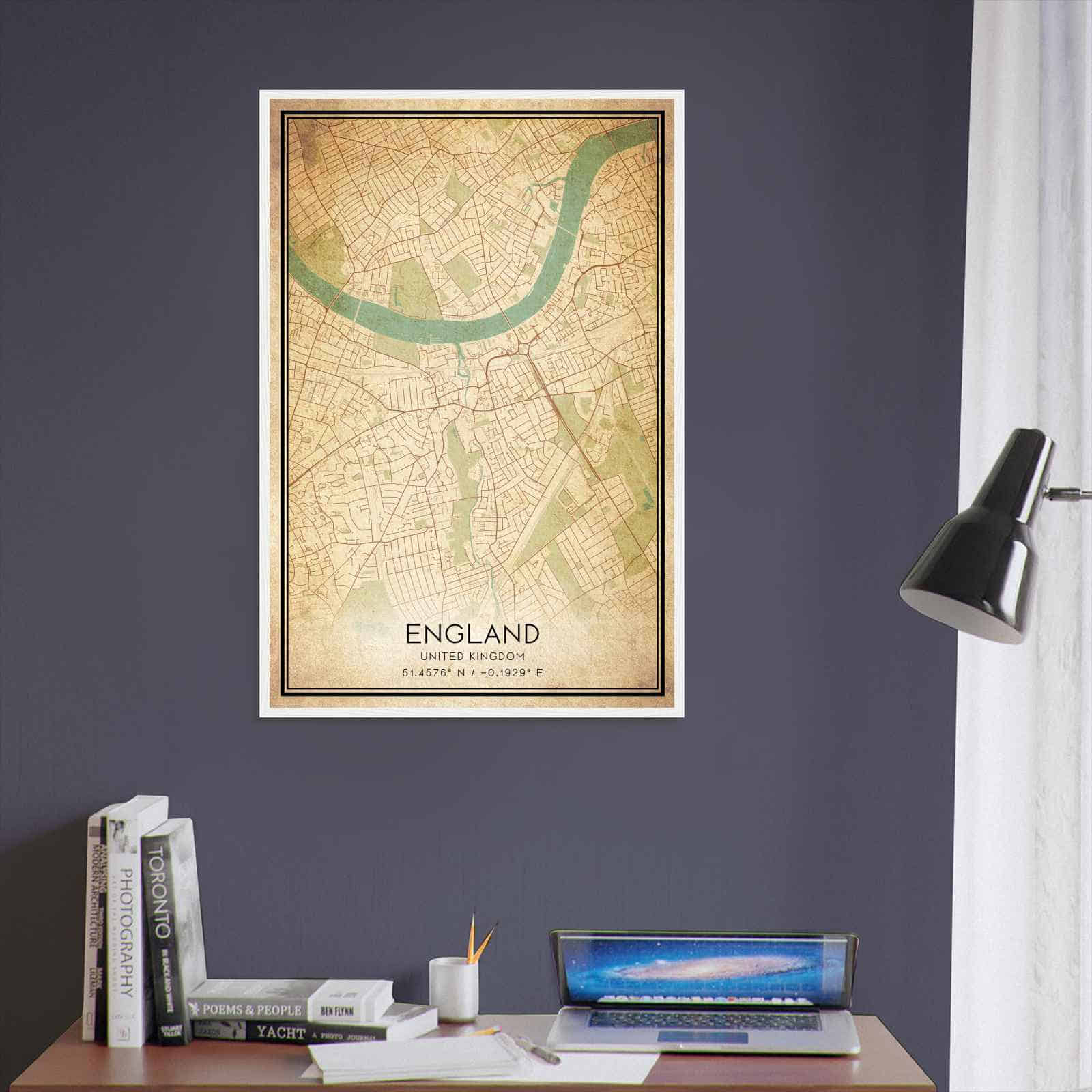 Deerfield Kansas Map Poster, Modern Home Decor Wall Art Print (Copy)